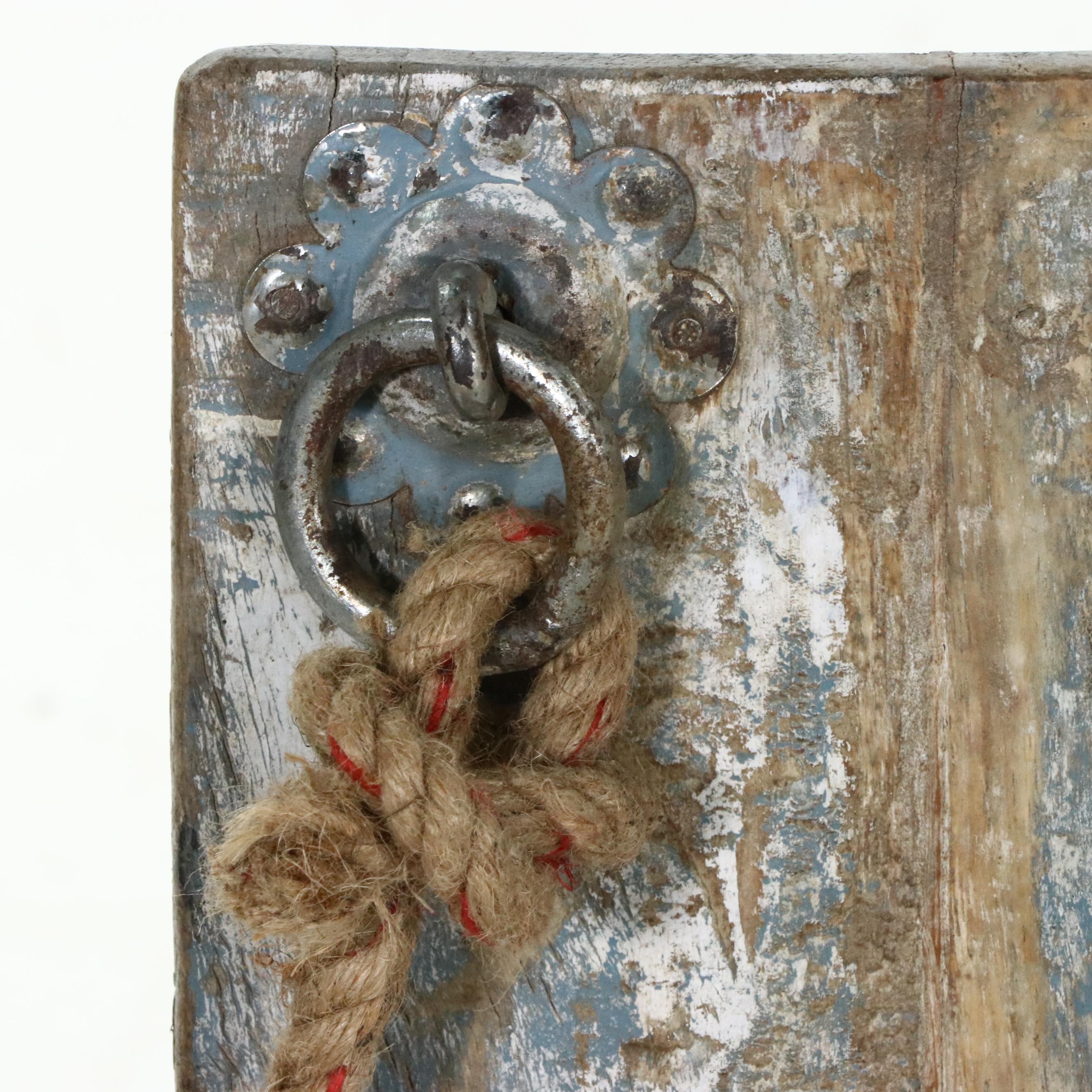 Southeast Asian Style Wooden Hanging Platform Bed