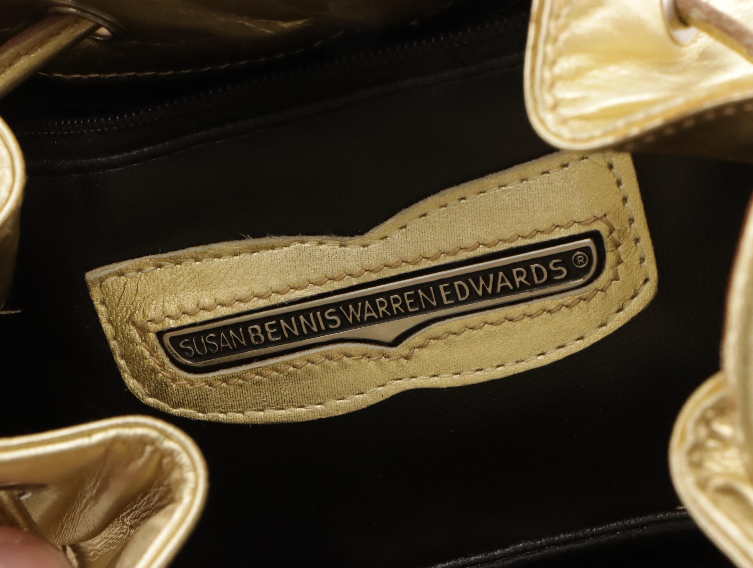 Susan Bennis/Warren Edwards Small Beaded Drawstring Crossbody Bags