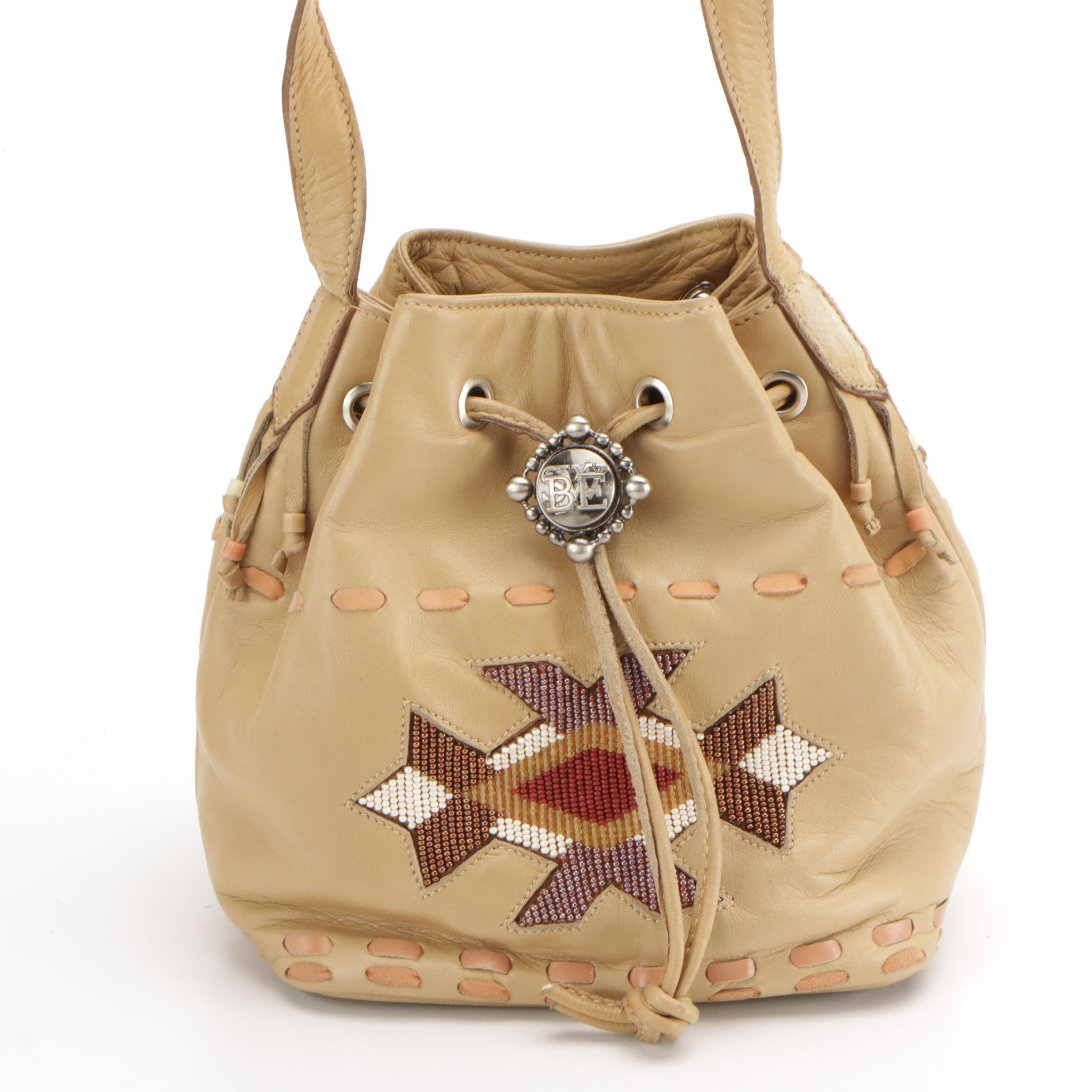 Susan Bennis/Warren Edwards Small Beaded Drawstring Crossbody Bags