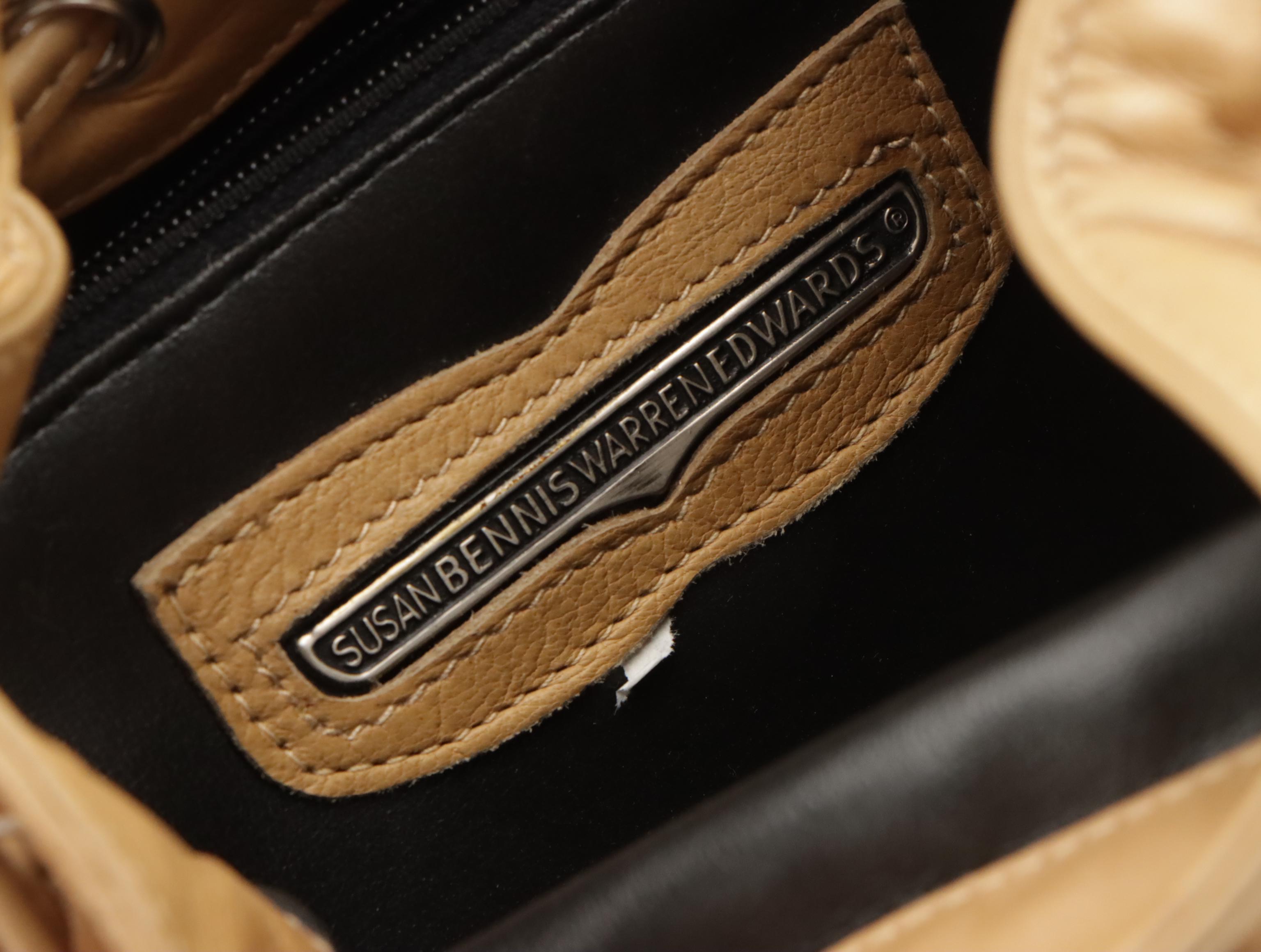 Susan Bennis/Warren Edwards Small Beaded Drawstring Crossbody Bags