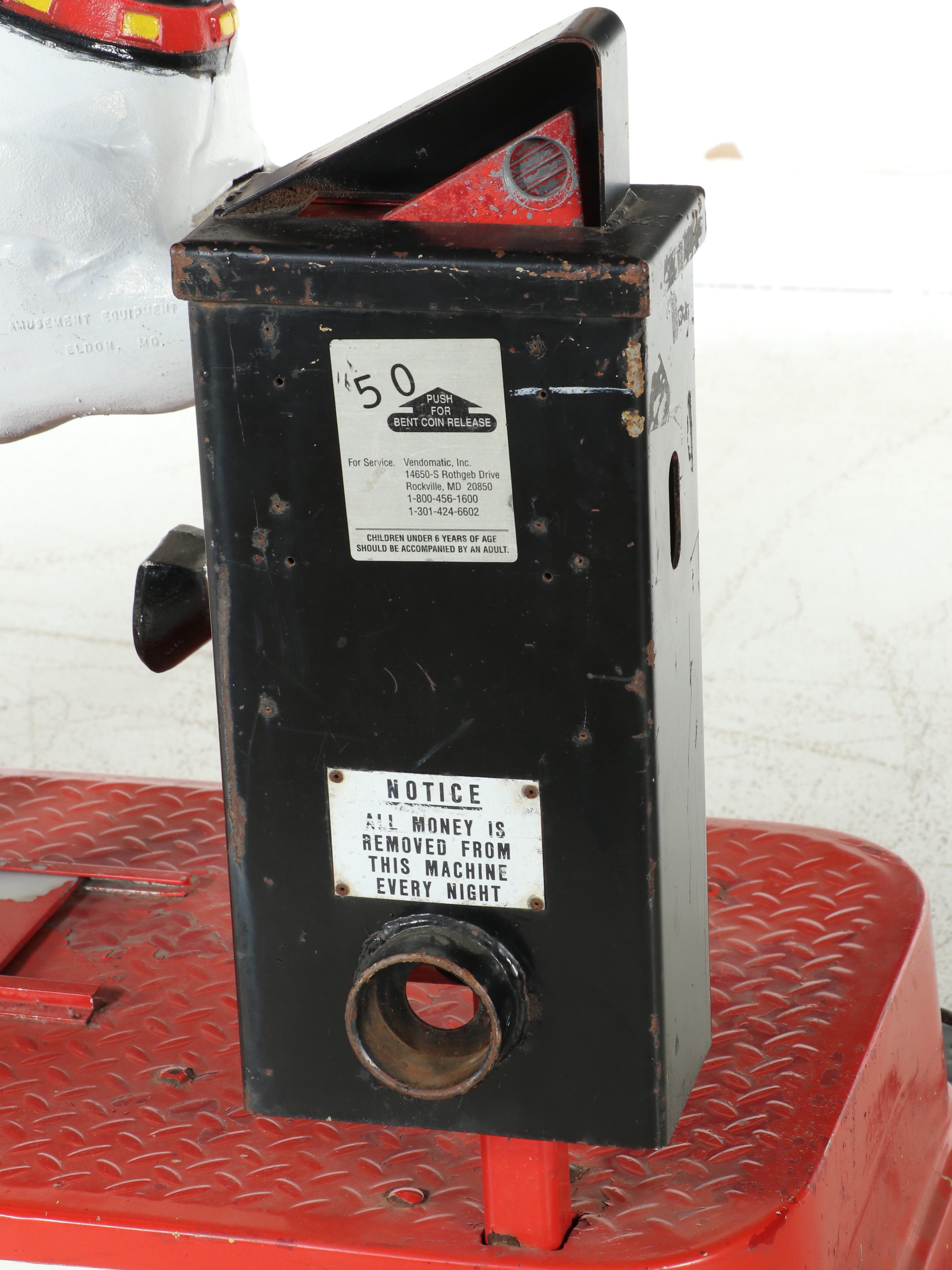 Star Coin-Operated Mechanical Horse Ride, Mid to Late 20th Century