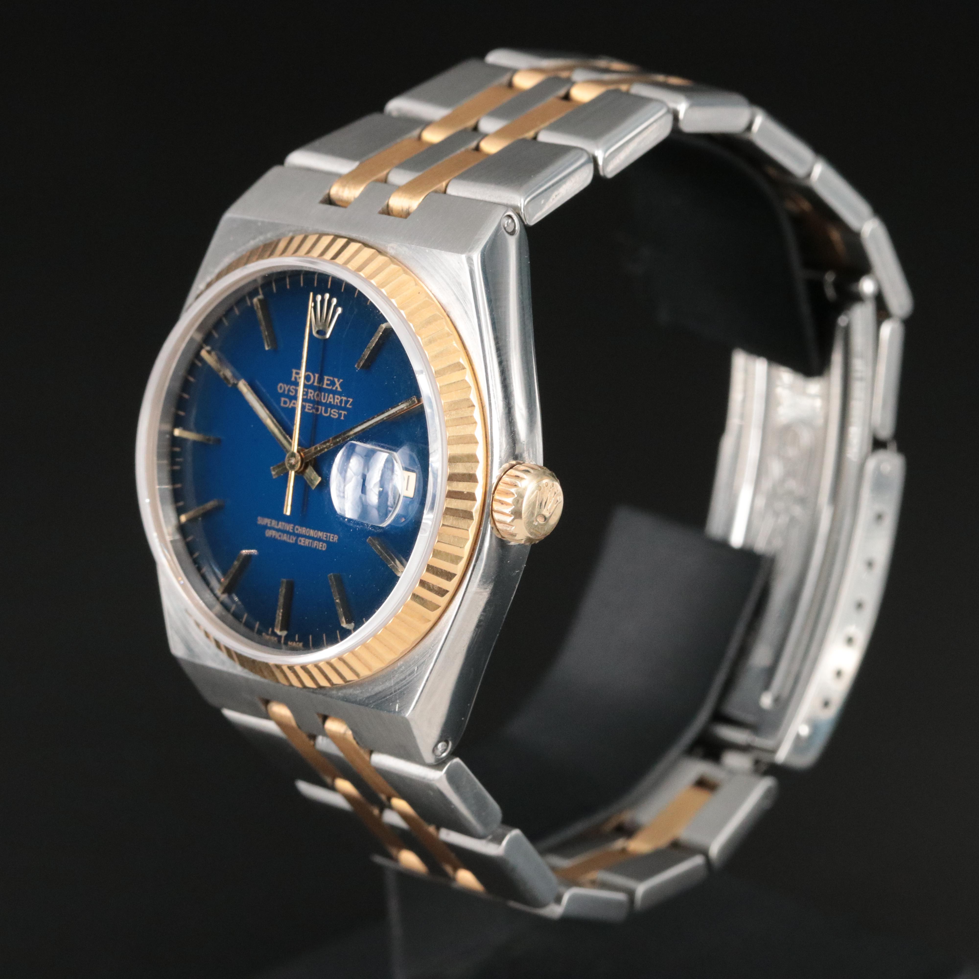 1985 Two-Tone Rolex Oysterquartz Watch