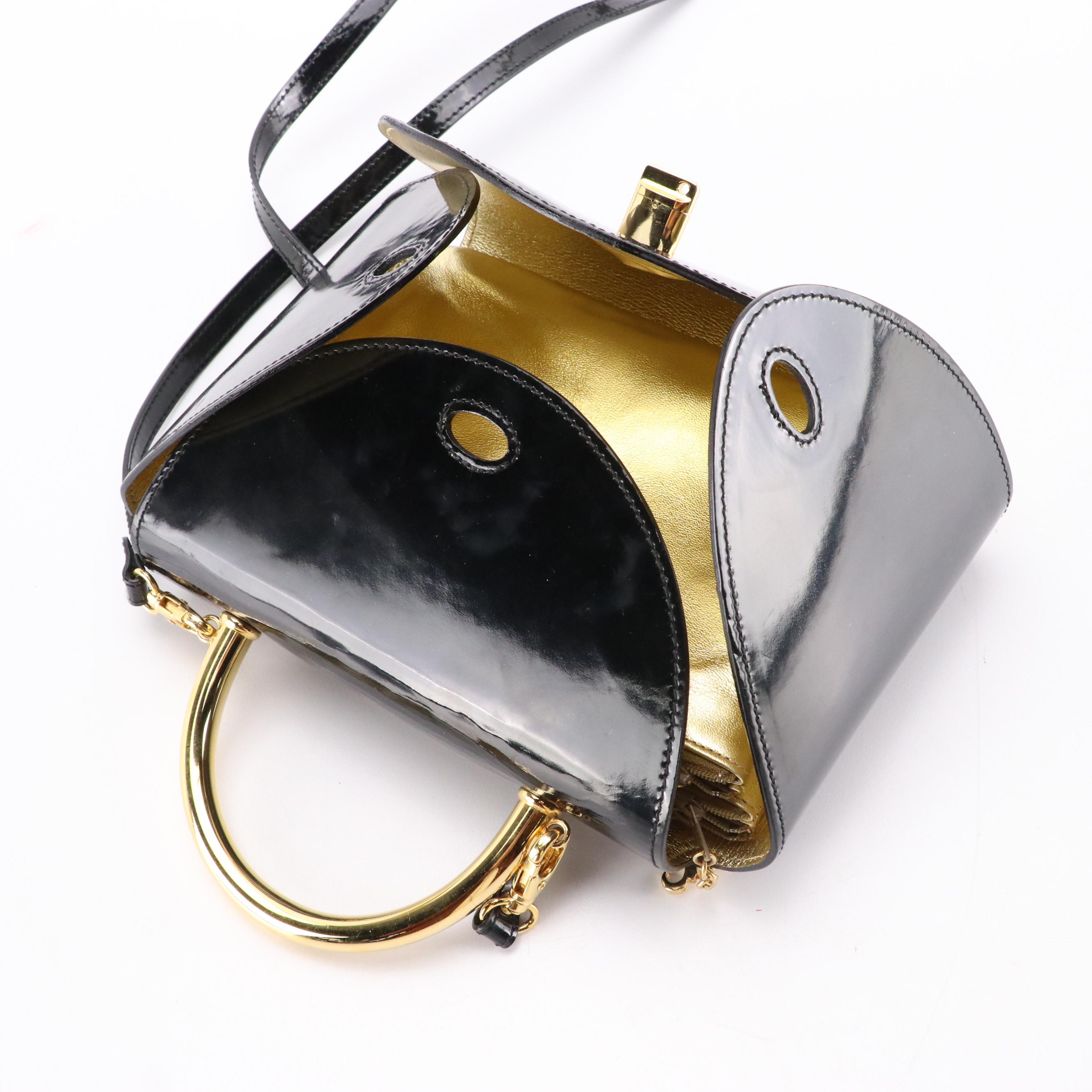 Walter Steiger Origami Style Purse and 1930s Bead Frame Velvet Evening Bag