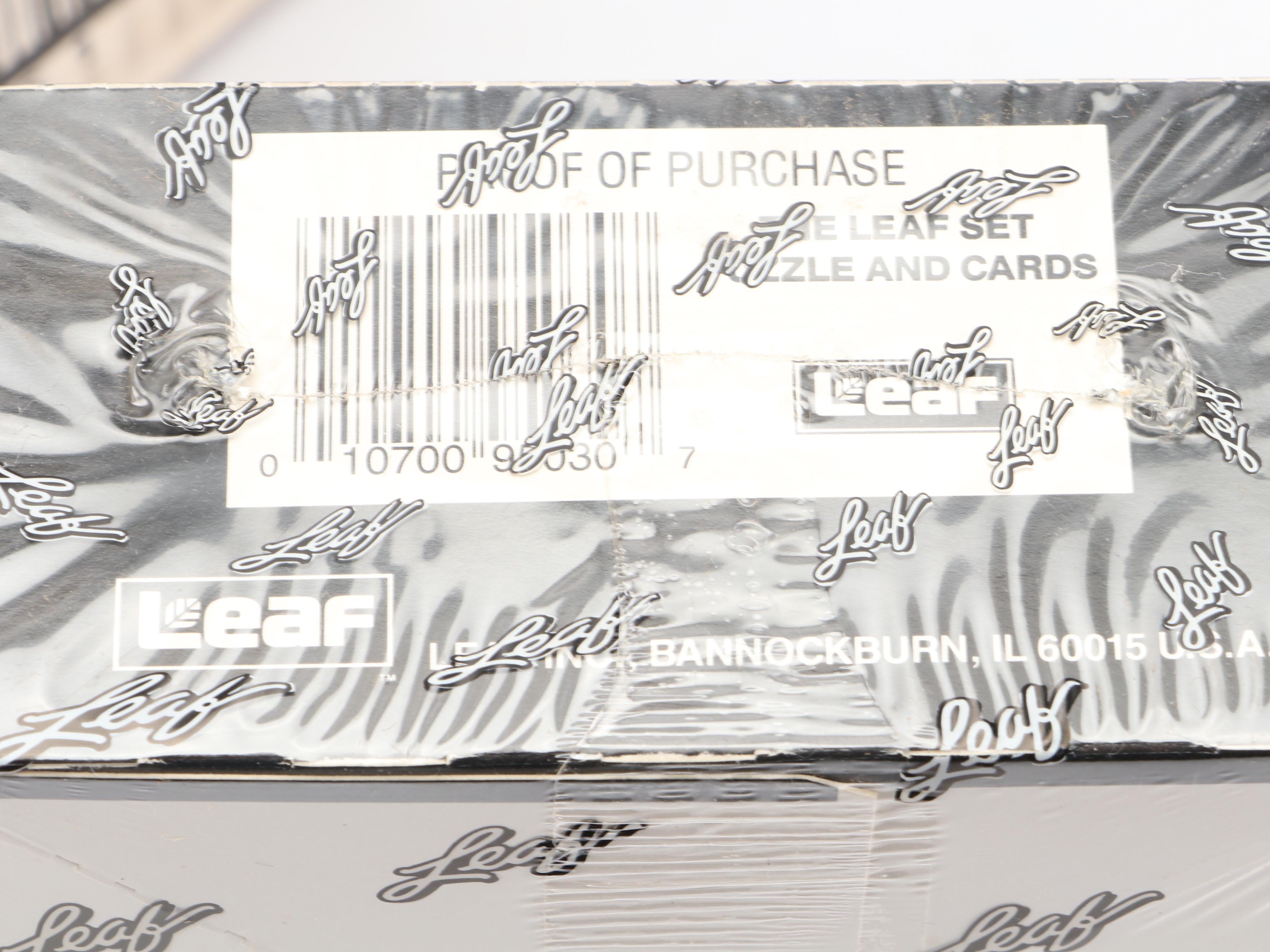 1991 Leaf Series One Sealed Baseball Card Boxes with Open Case