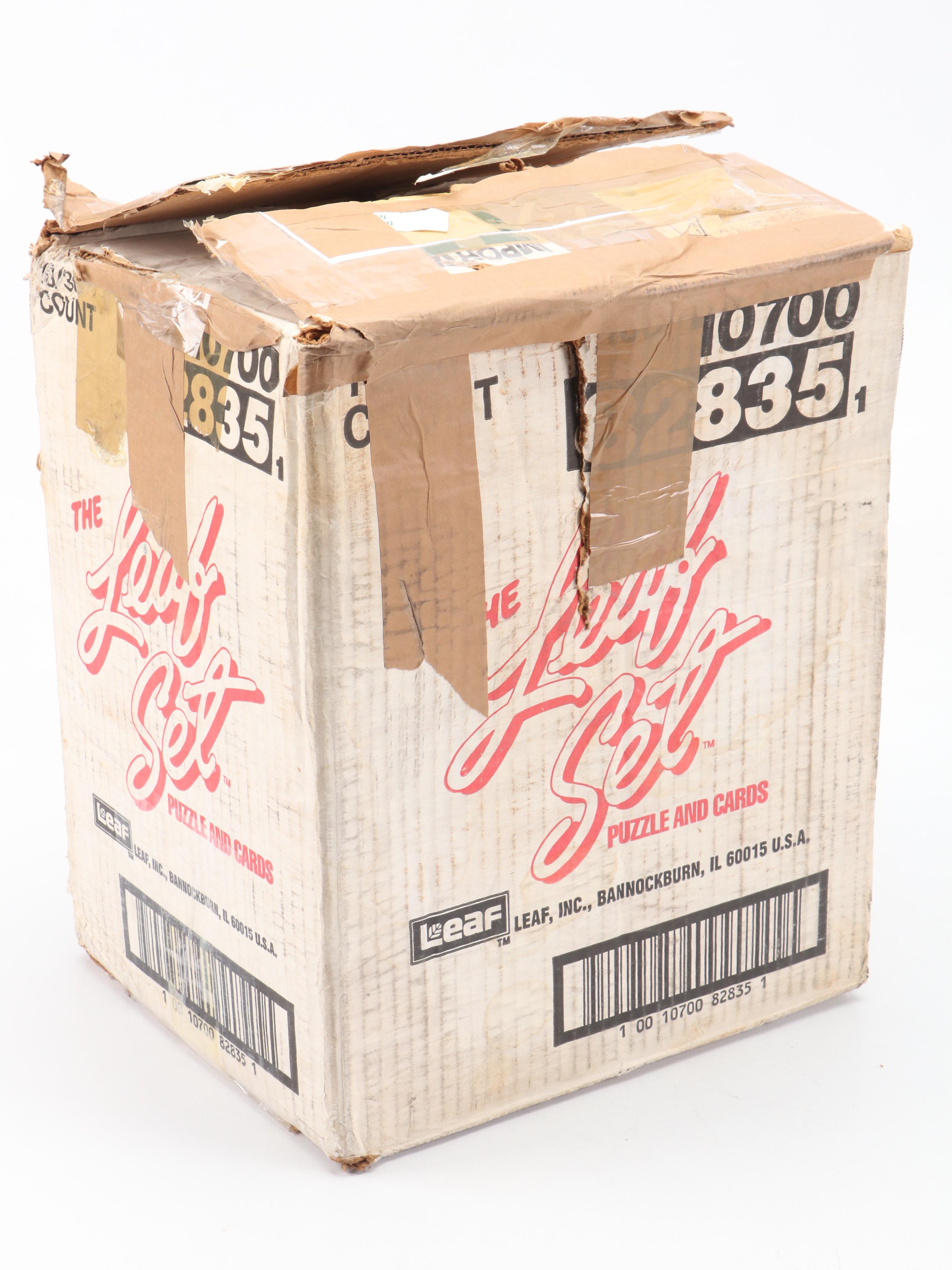 1991 Leaf Series One Sealed Baseball Card Boxes with Open Case