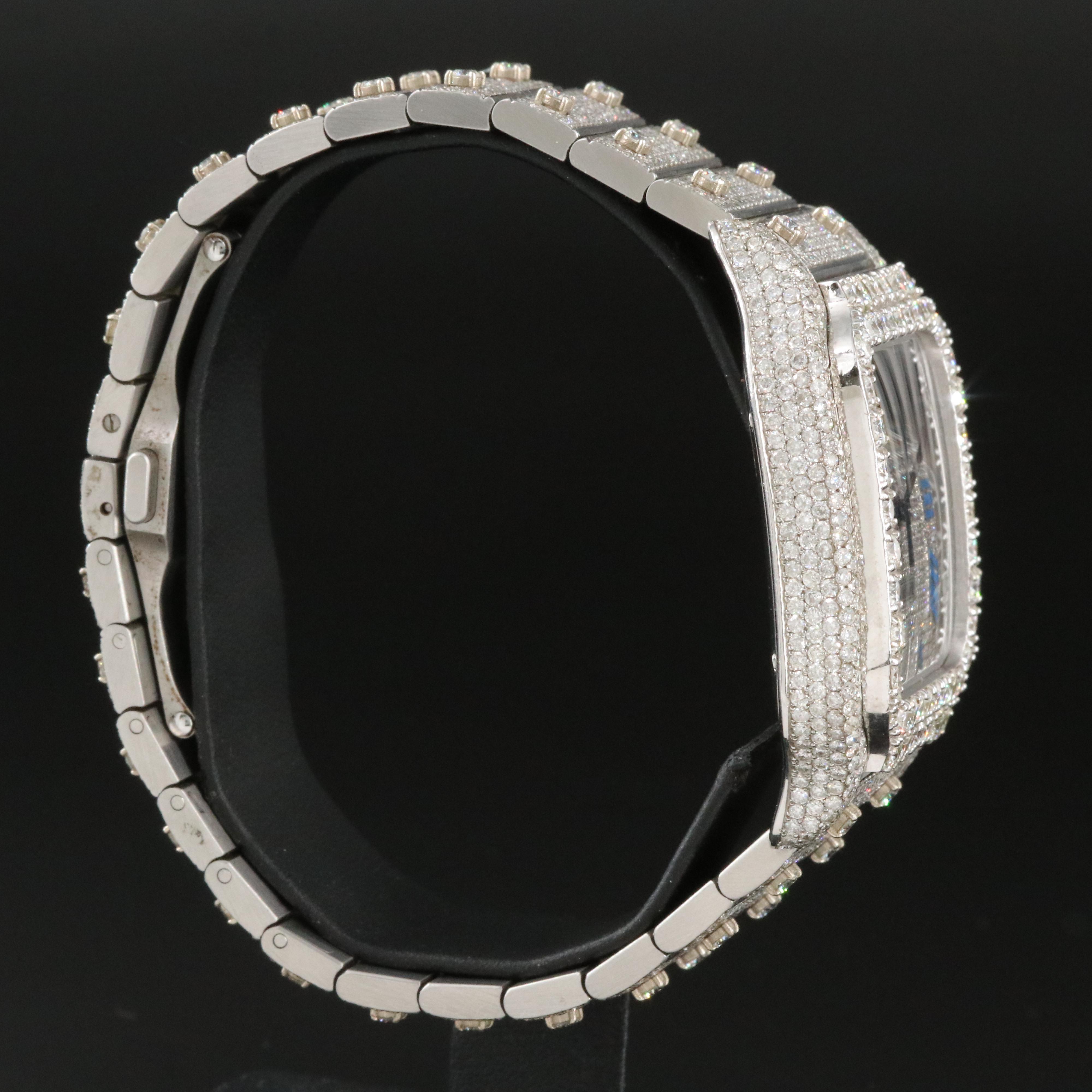 Cartier Santos de Cartier Custom 22.30 CTW Diamond Automatic Watch