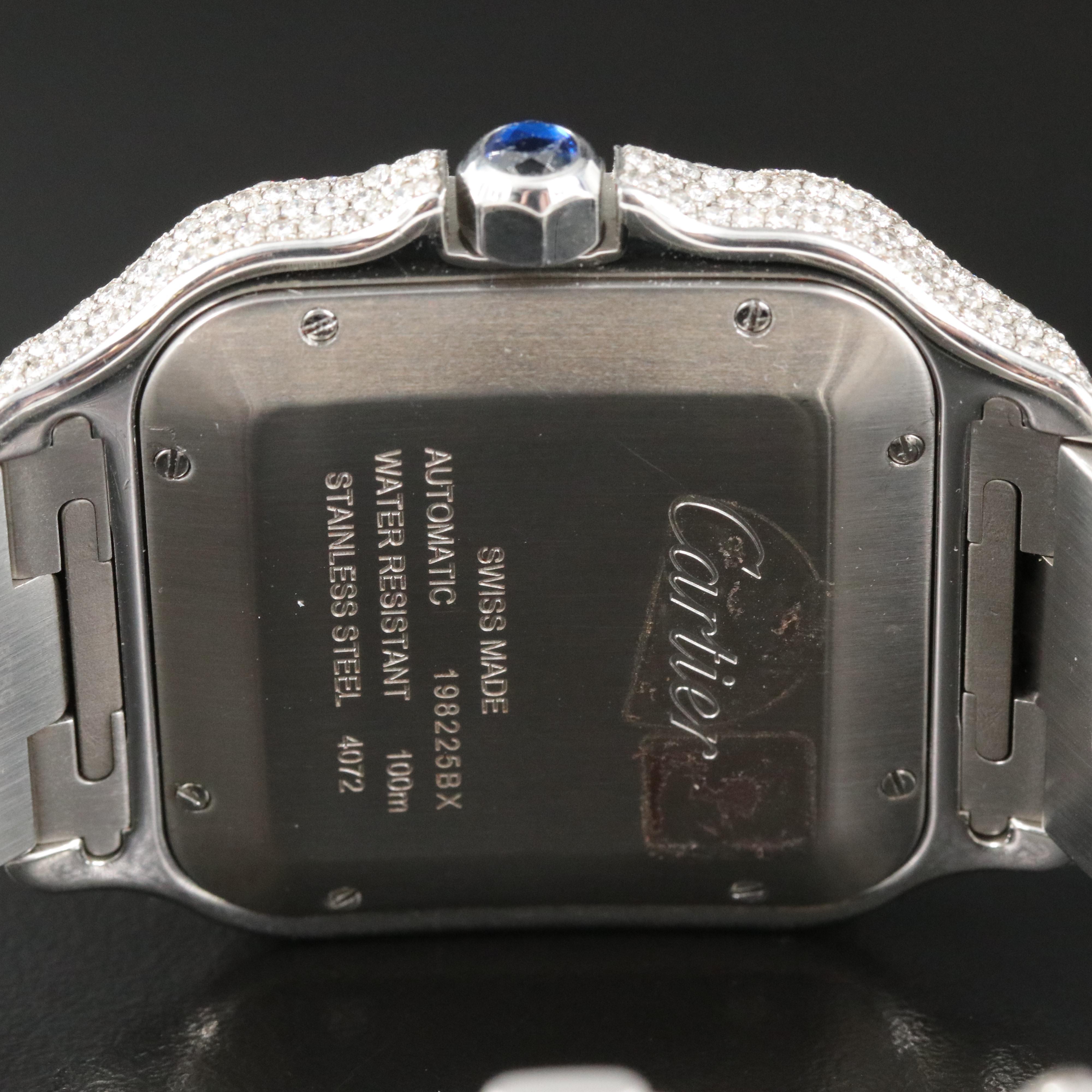 Cartier Santos de Cartier Custom 22.30 CTW Diamond Automatic Watch