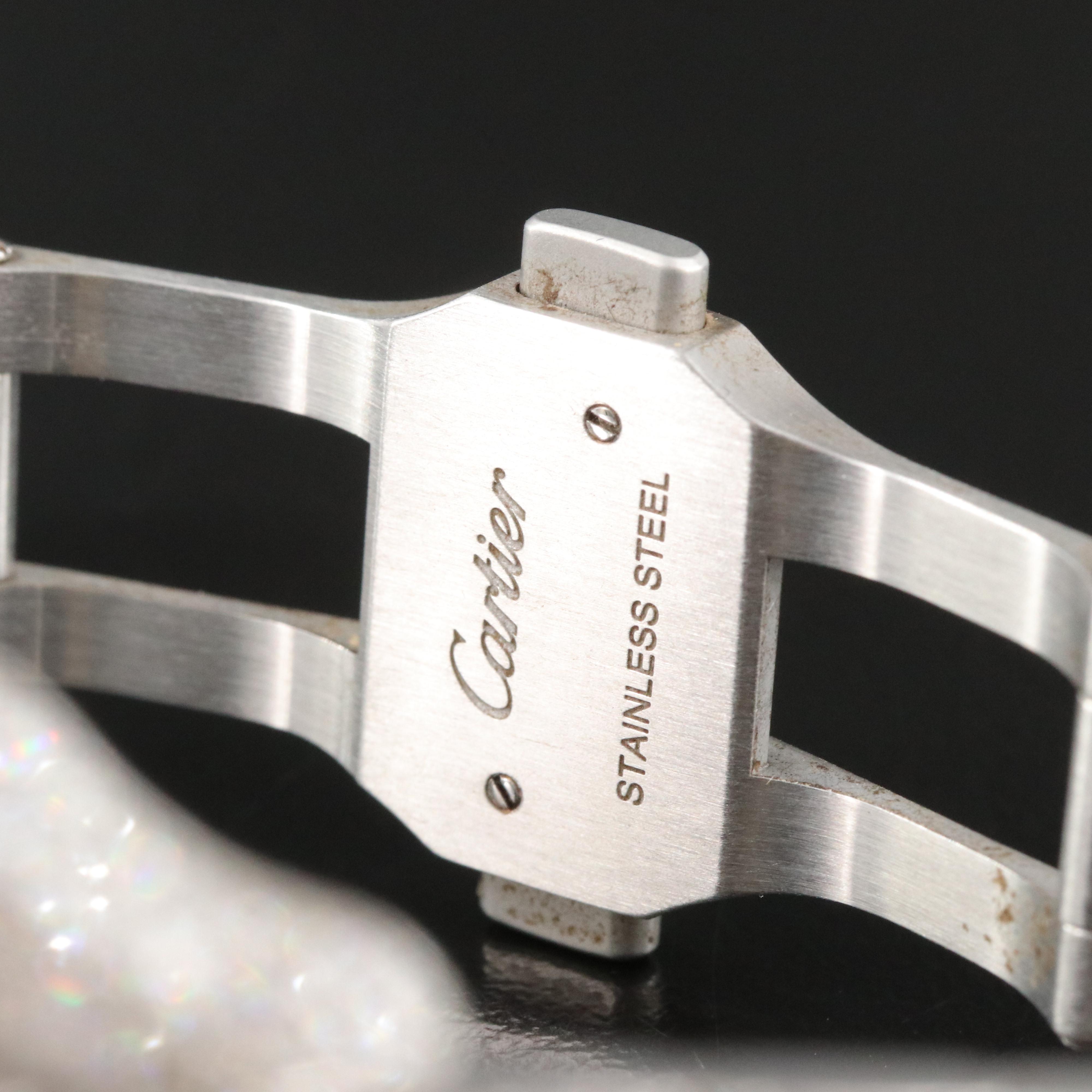 Cartier Santos de Cartier Custom 22.30 CTW Diamond Automatic Watch