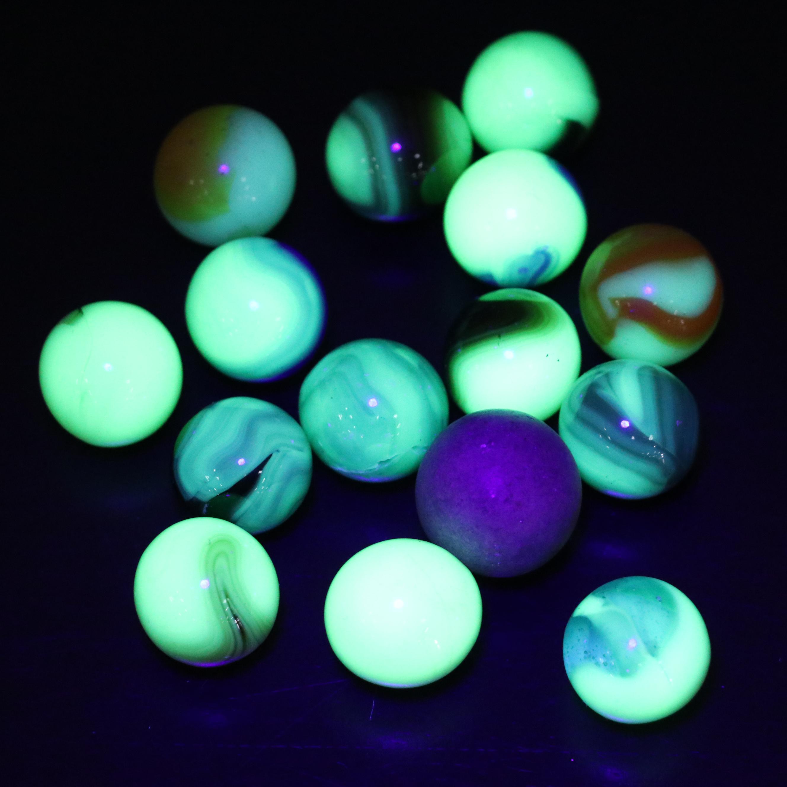 Clay, Swirlies, Cat-Eyes, Clearies, and More Machine-Made Glass Marbles