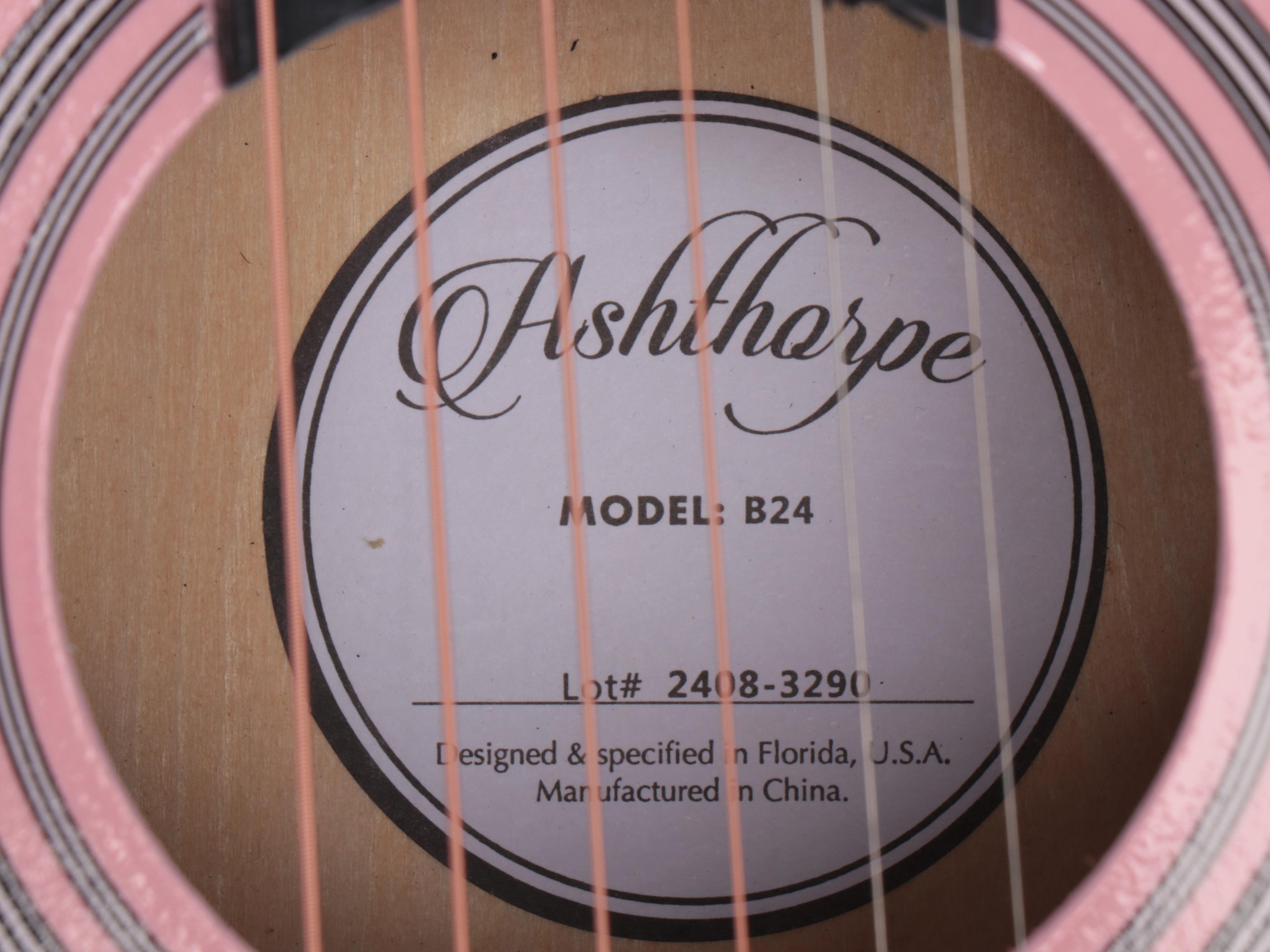 Taylor Swift Decal-Signed Ashthorpe Acoustic Guitar, JSA