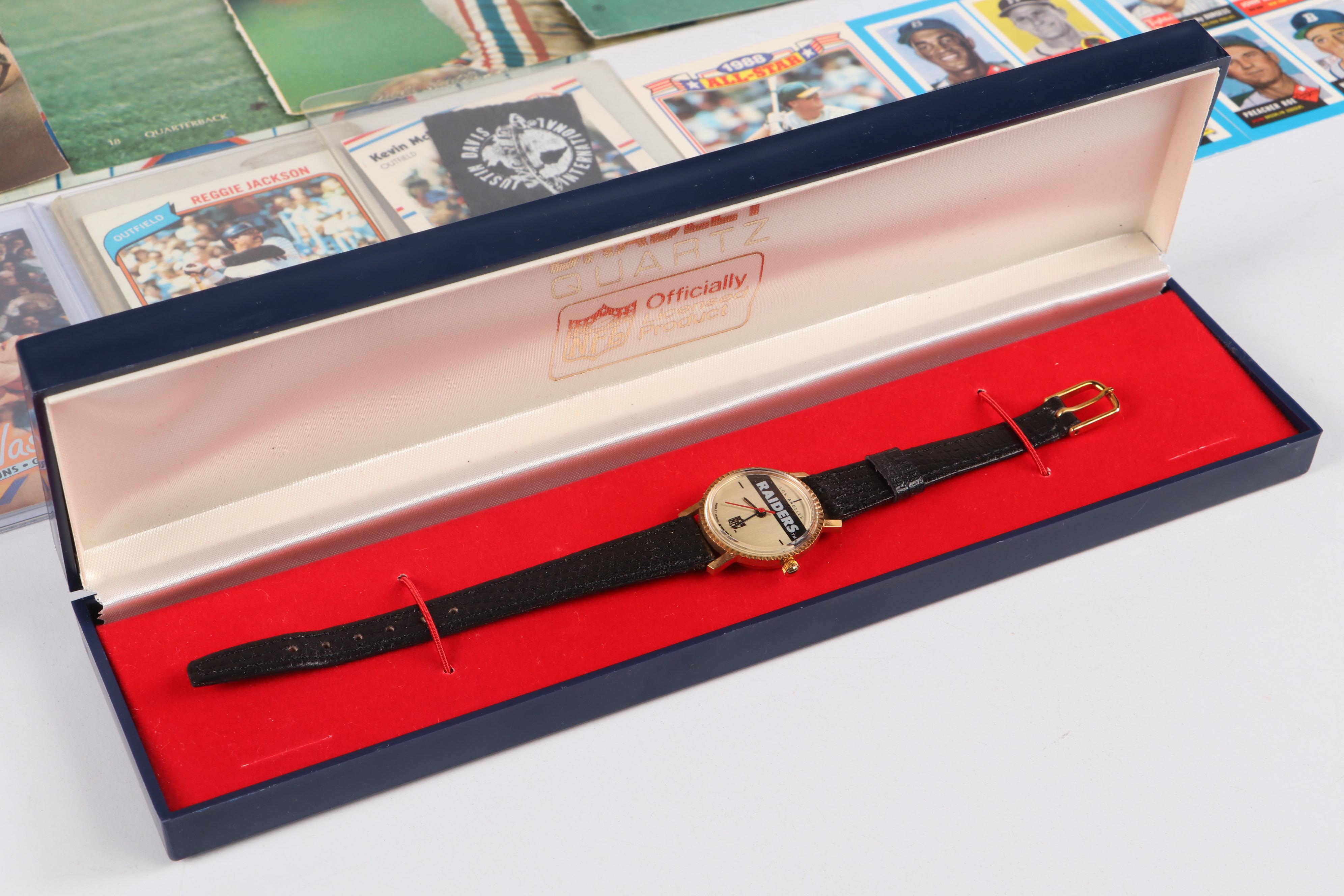 1972 Sports Illustrated Pages Featuring Joe Namath with Raiders Watch and More