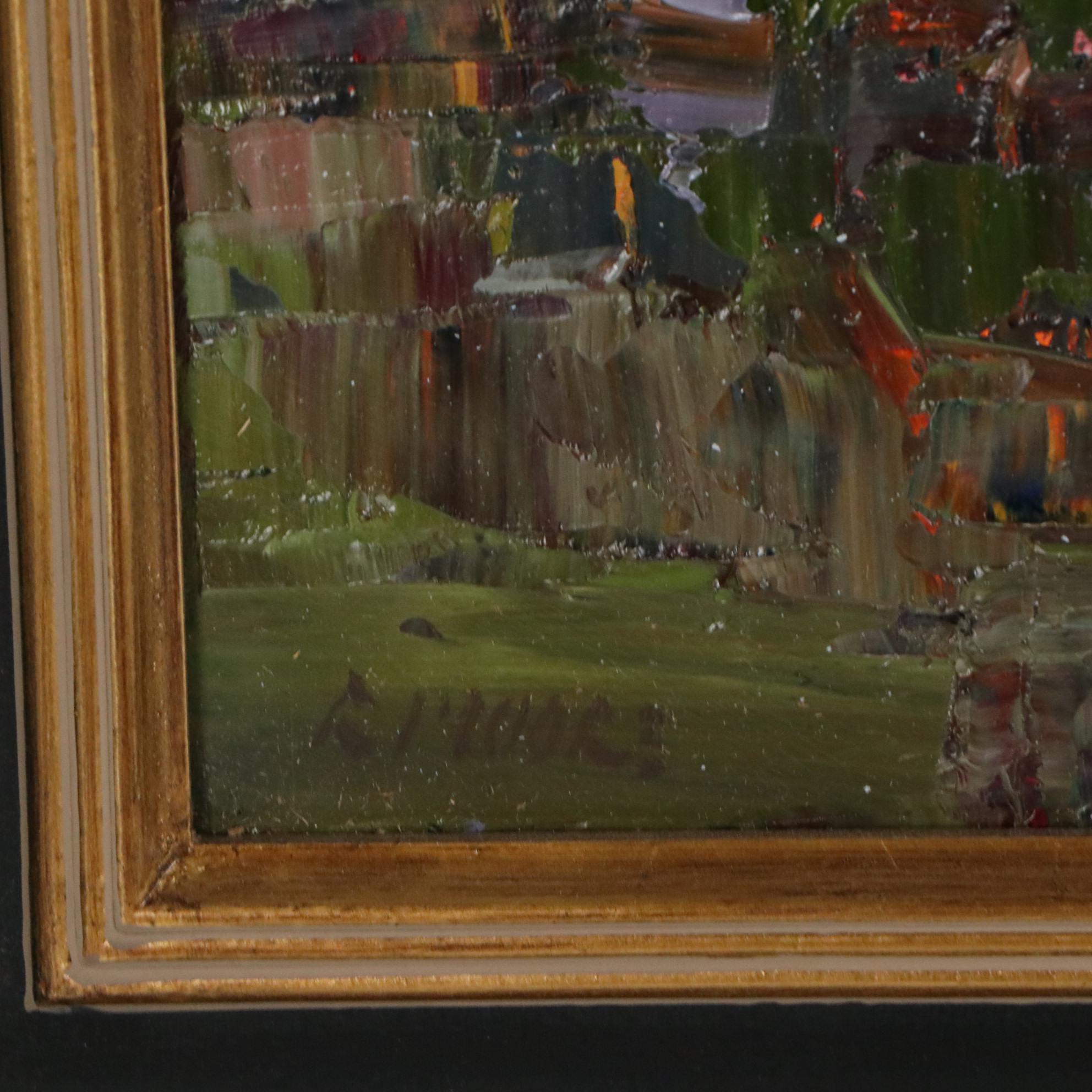 Robert Moore Landscape Oil Painting "Bitterroot Wilderness," 21st Century