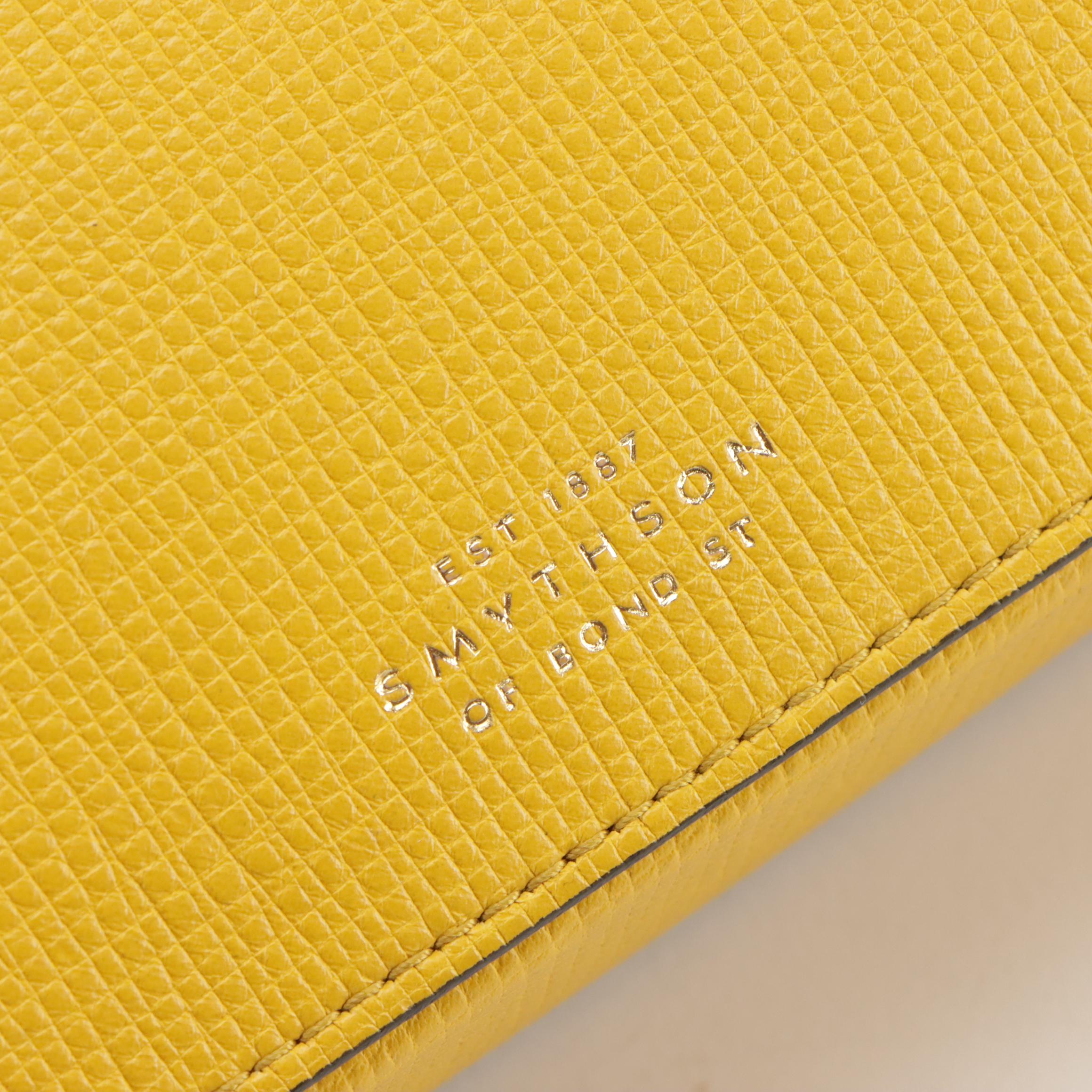 Smythson of Bond Street Multi-Zip Crossbody Bag in Leather