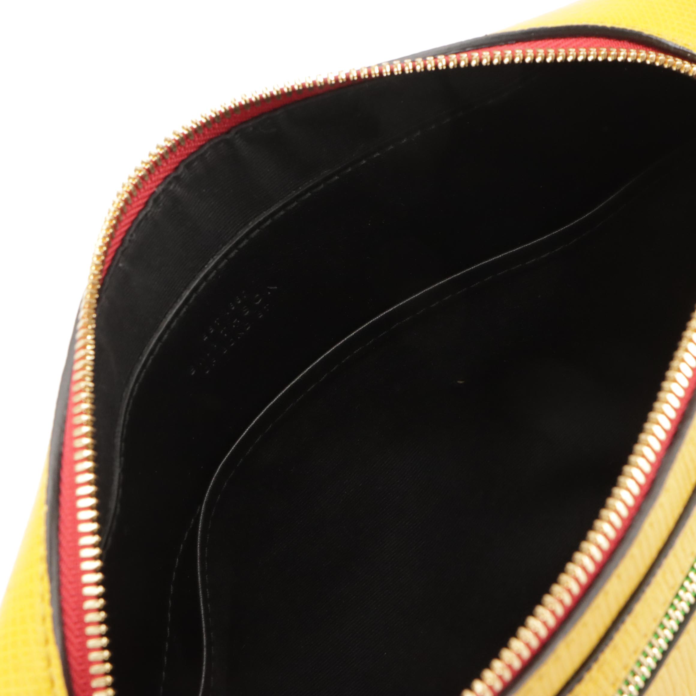 Smythson of Bond Street Multi-Zip Crossbody Bag in Leather