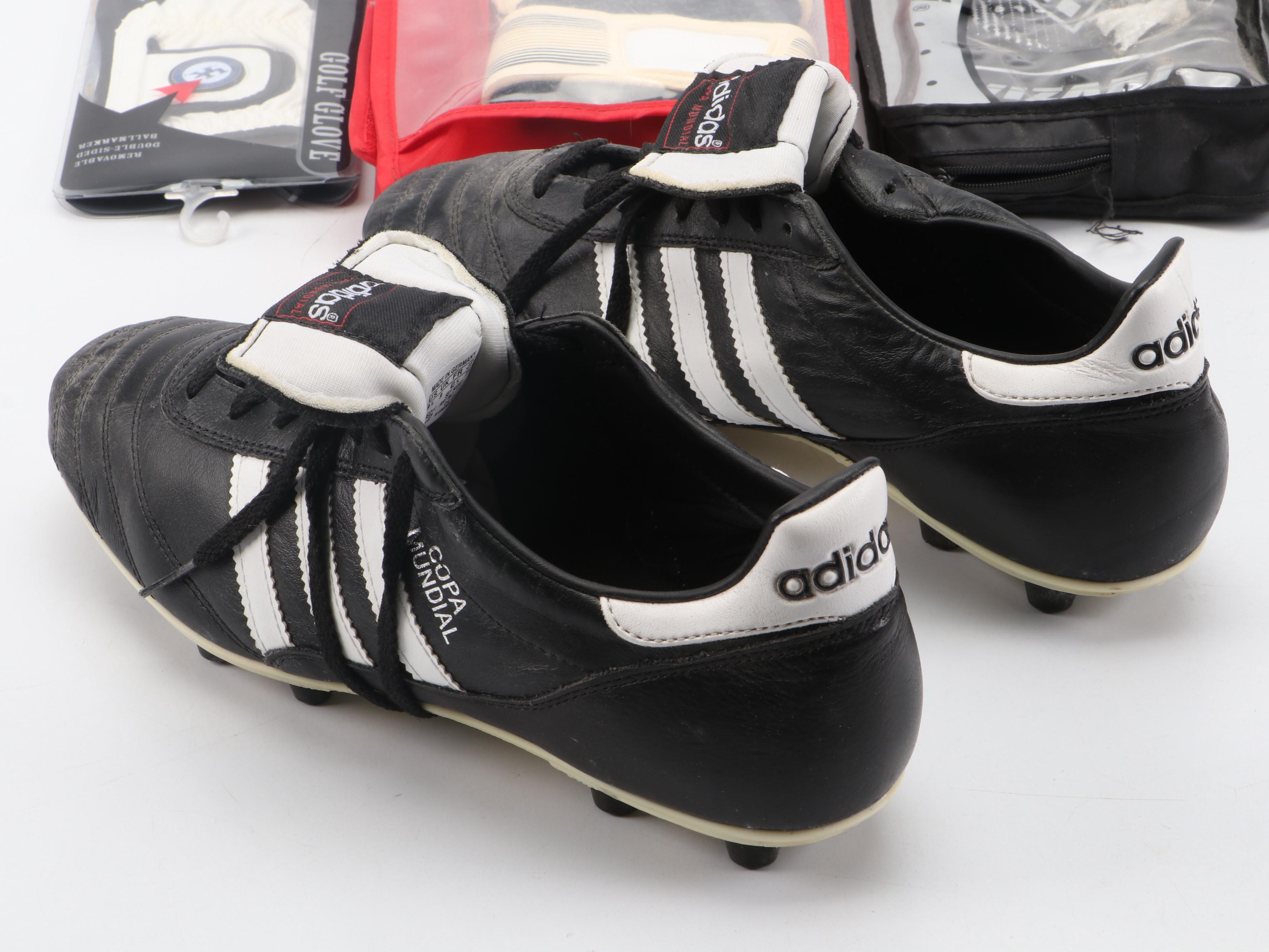 Adidas Soccer Cleats with Puma Goalie Gloves and More