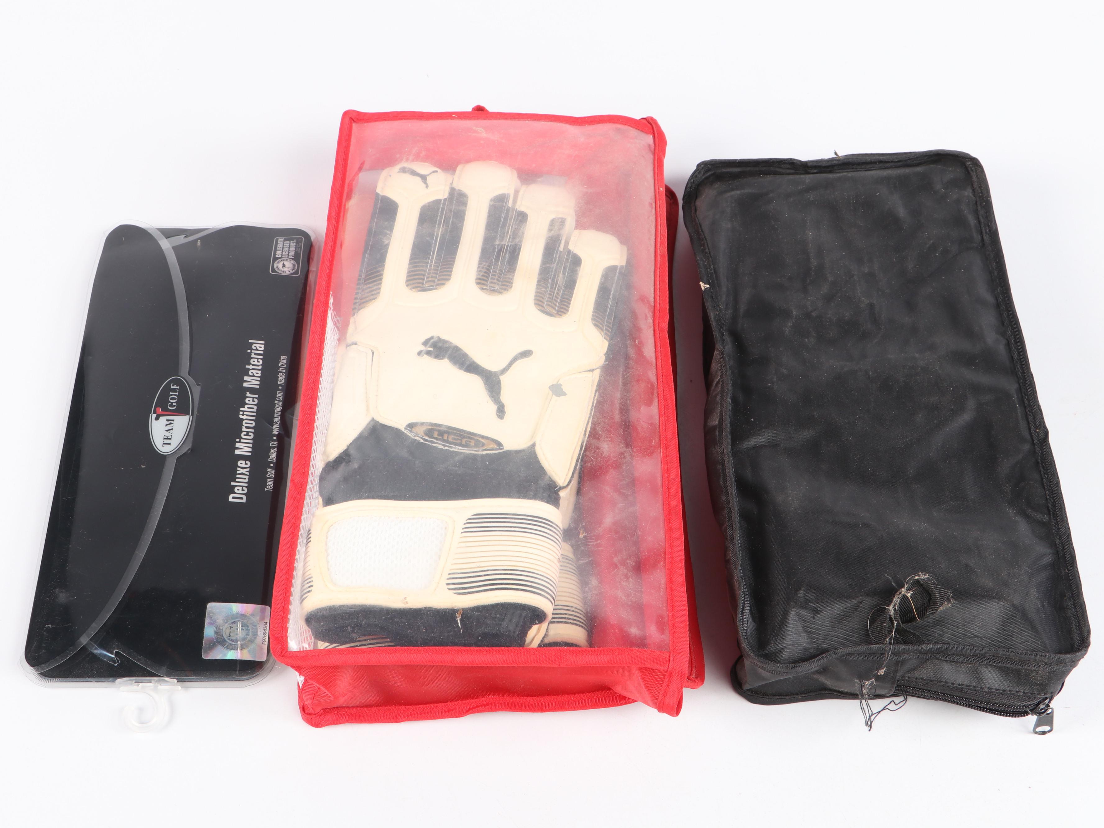 Adidas Soccer Cleats with Puma Goalie Gloves and More