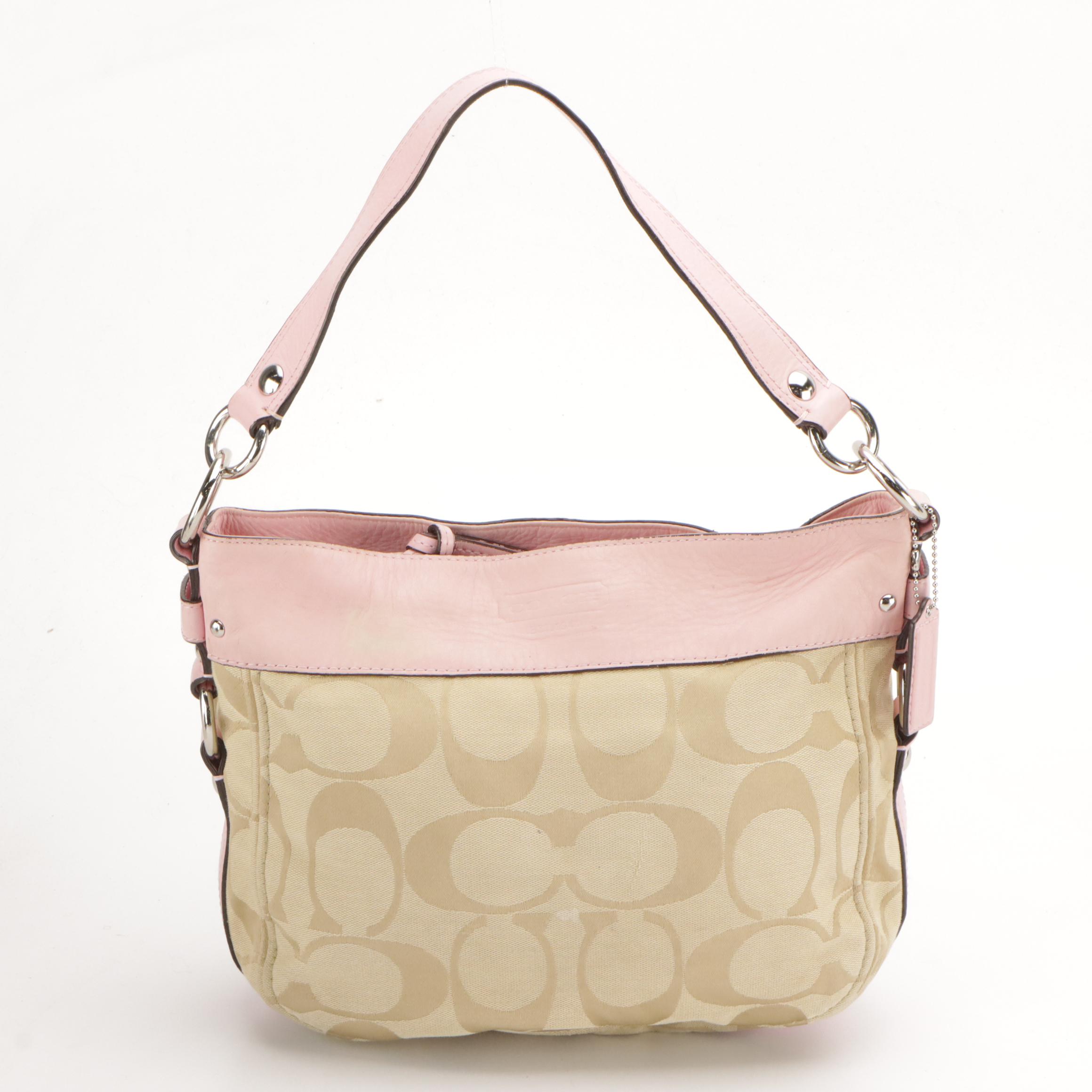 Coach Zoe Hobo and Ashley Satchel in Signature Canvas with Coin/Card Case