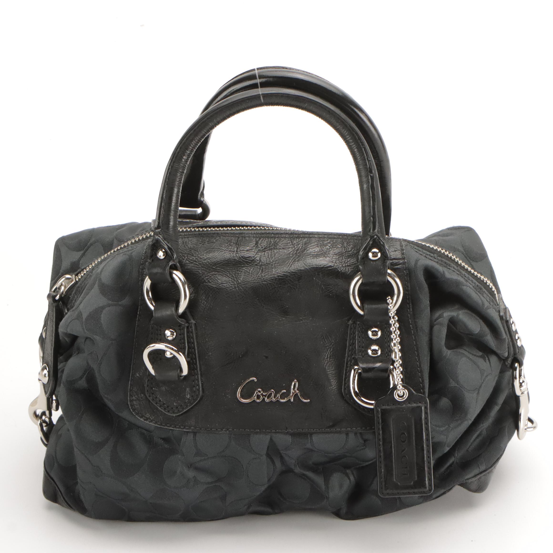 Coach Zoe Hobo and Ashley Satchel in Signature Canvas with Coin/Card Case