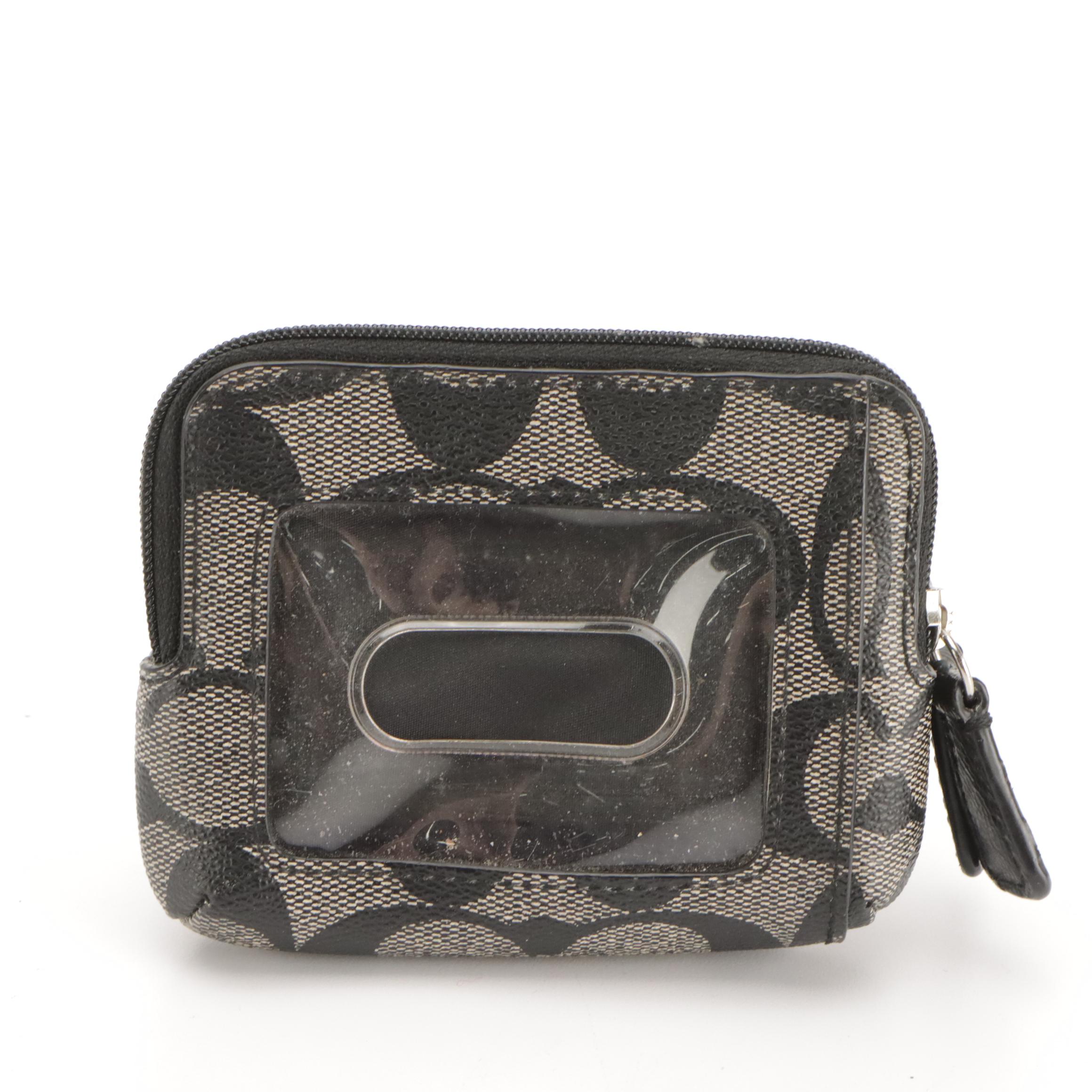 Coach Zoe Hobo and Ashley Satchel in Signature Canvas with Coin/Card Case