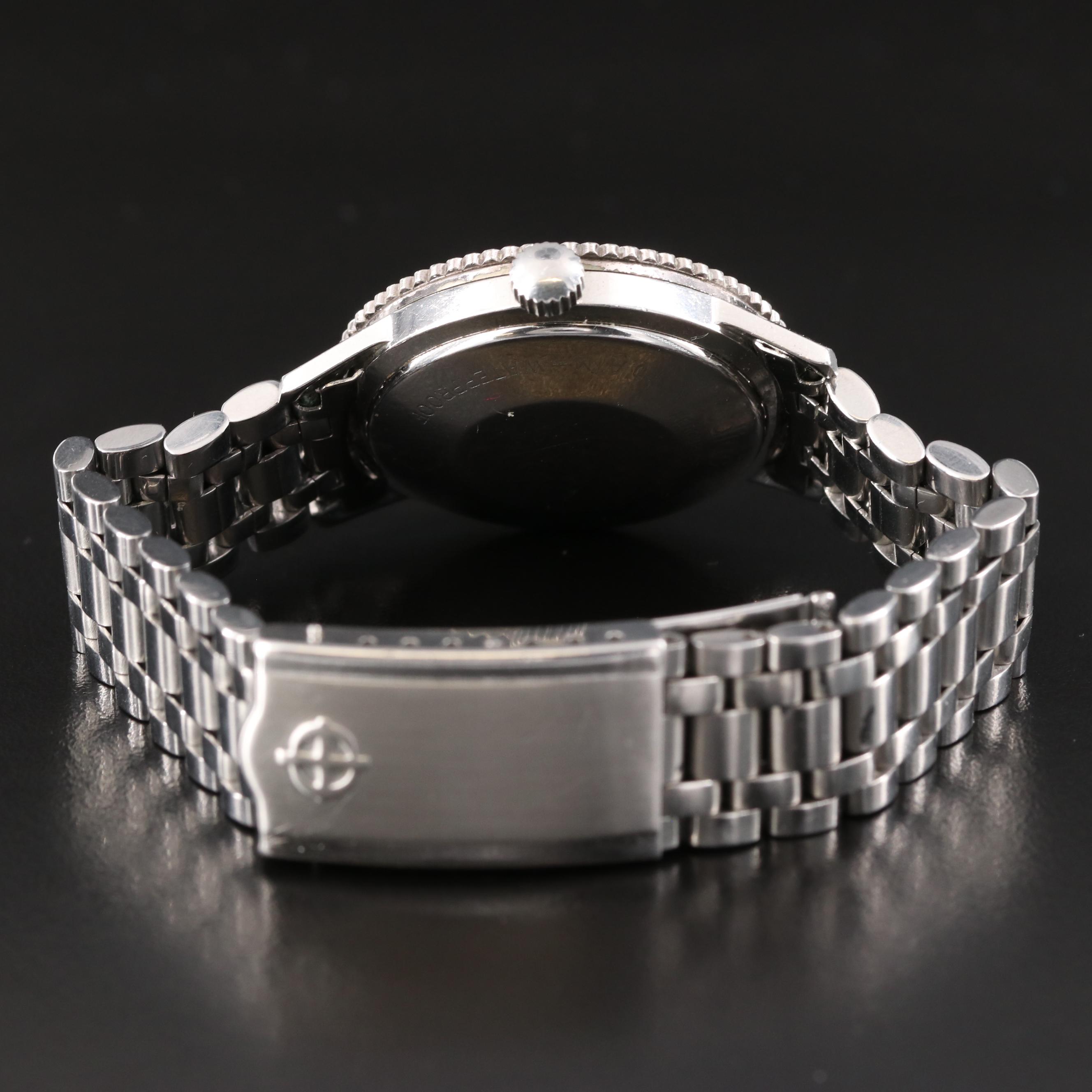 Vintage Zodiac Aerospace GMT Steel Automatic Watch