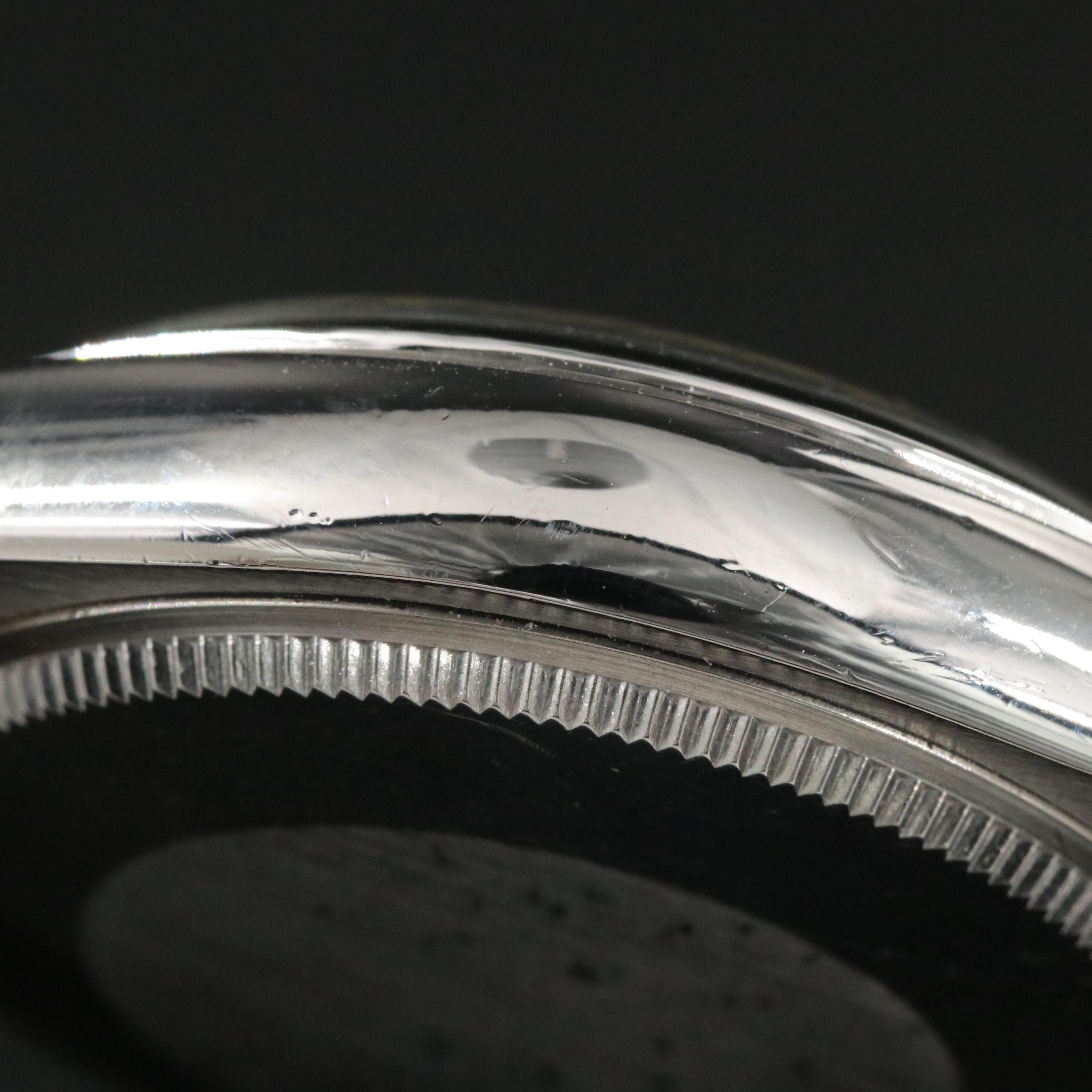 1977 Rolex Air-King 5500 Silver Steel Automatic Watch