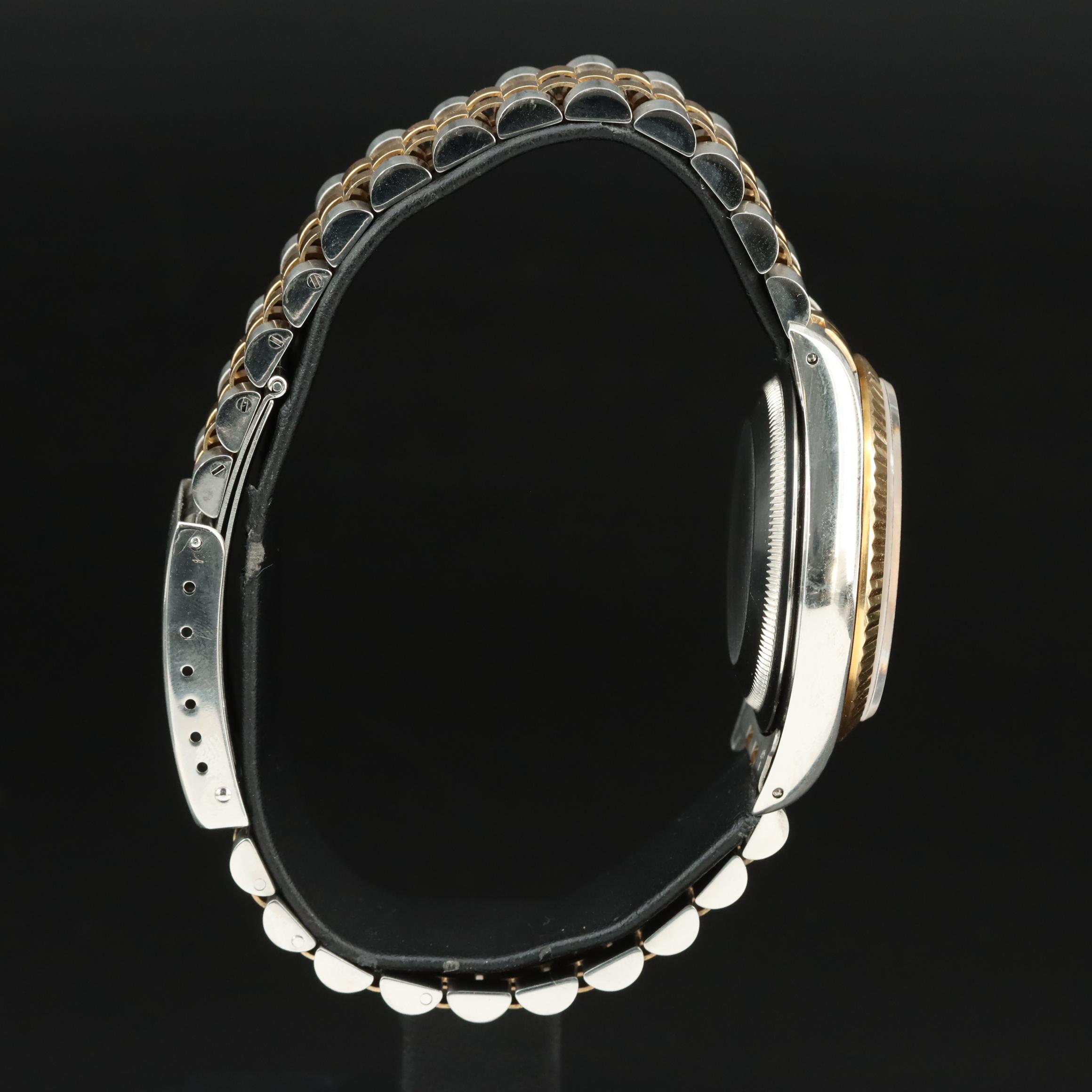 1989 Rolex Tapestry Dial Datejust Watch