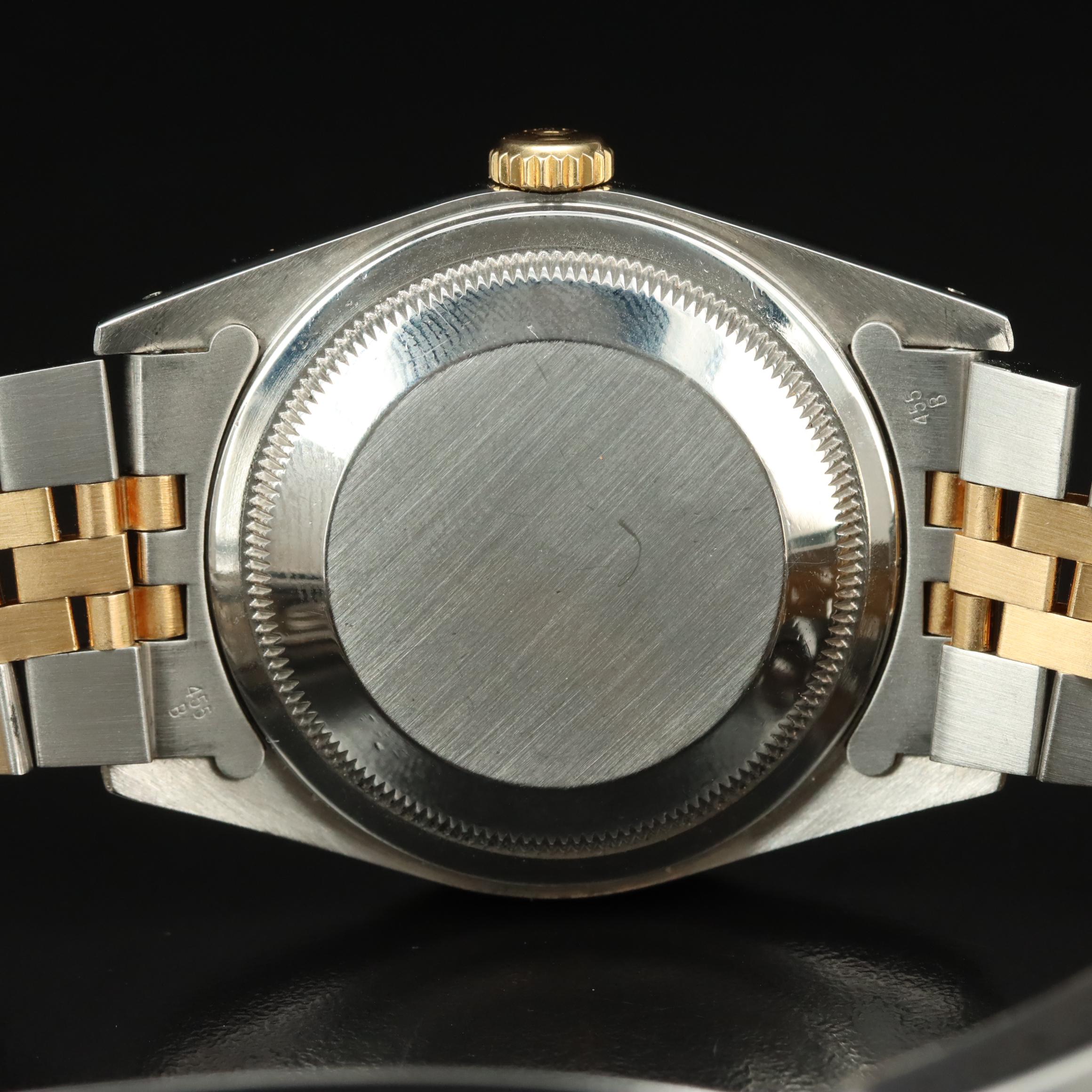 1989 Rolex Tapestry Dial Datejust Watch