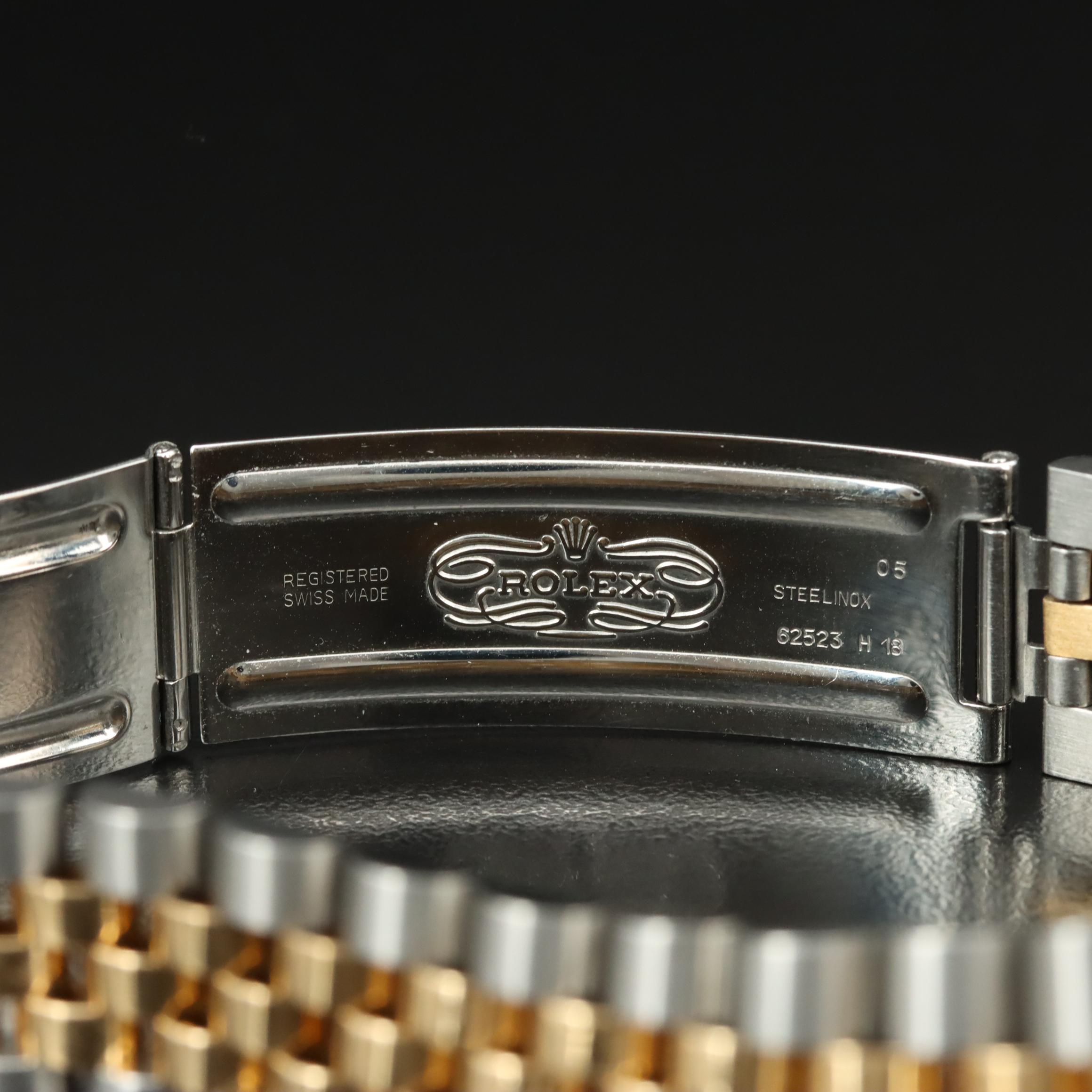 1989 Rolex Tapestry Dial Datejust Watch