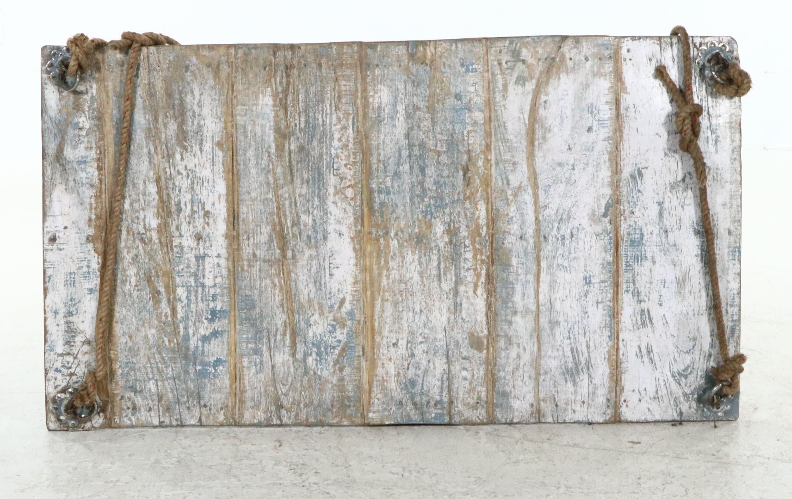 Southeast Asian Style Wooden Hanging Platform Bed