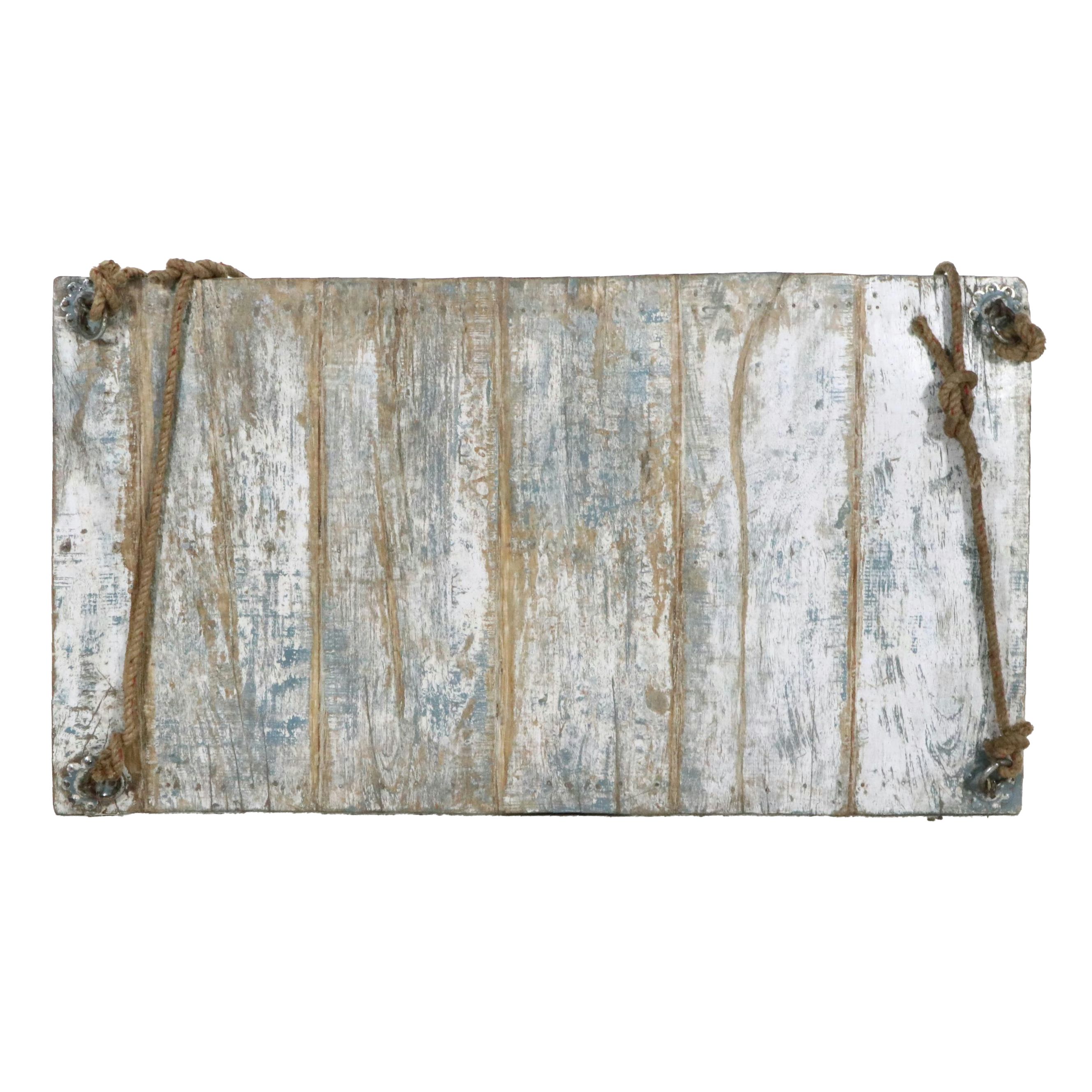 Southeast Asian Style Wooden Hanging Platform Bed