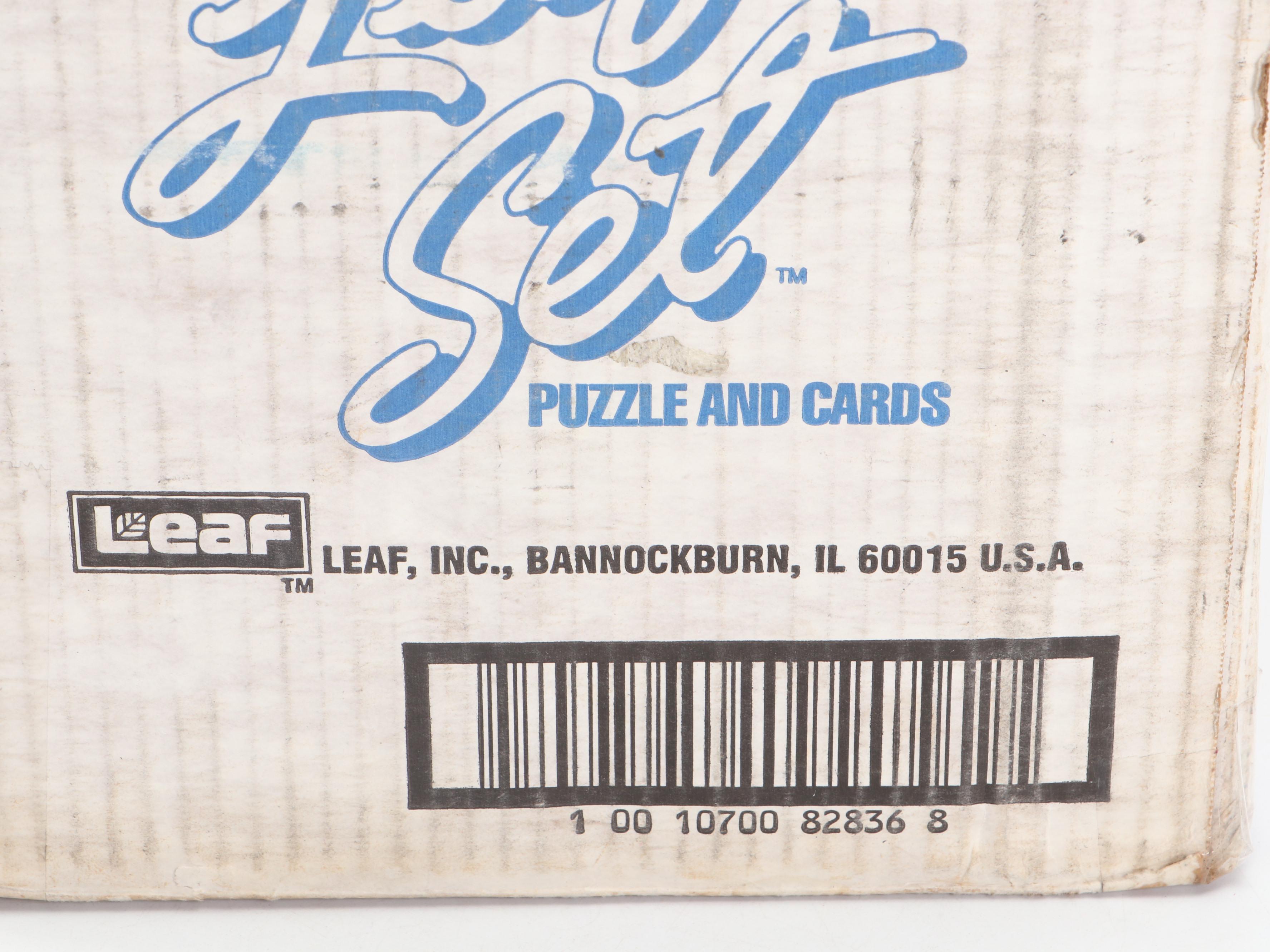 1991 Leaf Series Two Sealed Baseball Card Boxes with Open Case