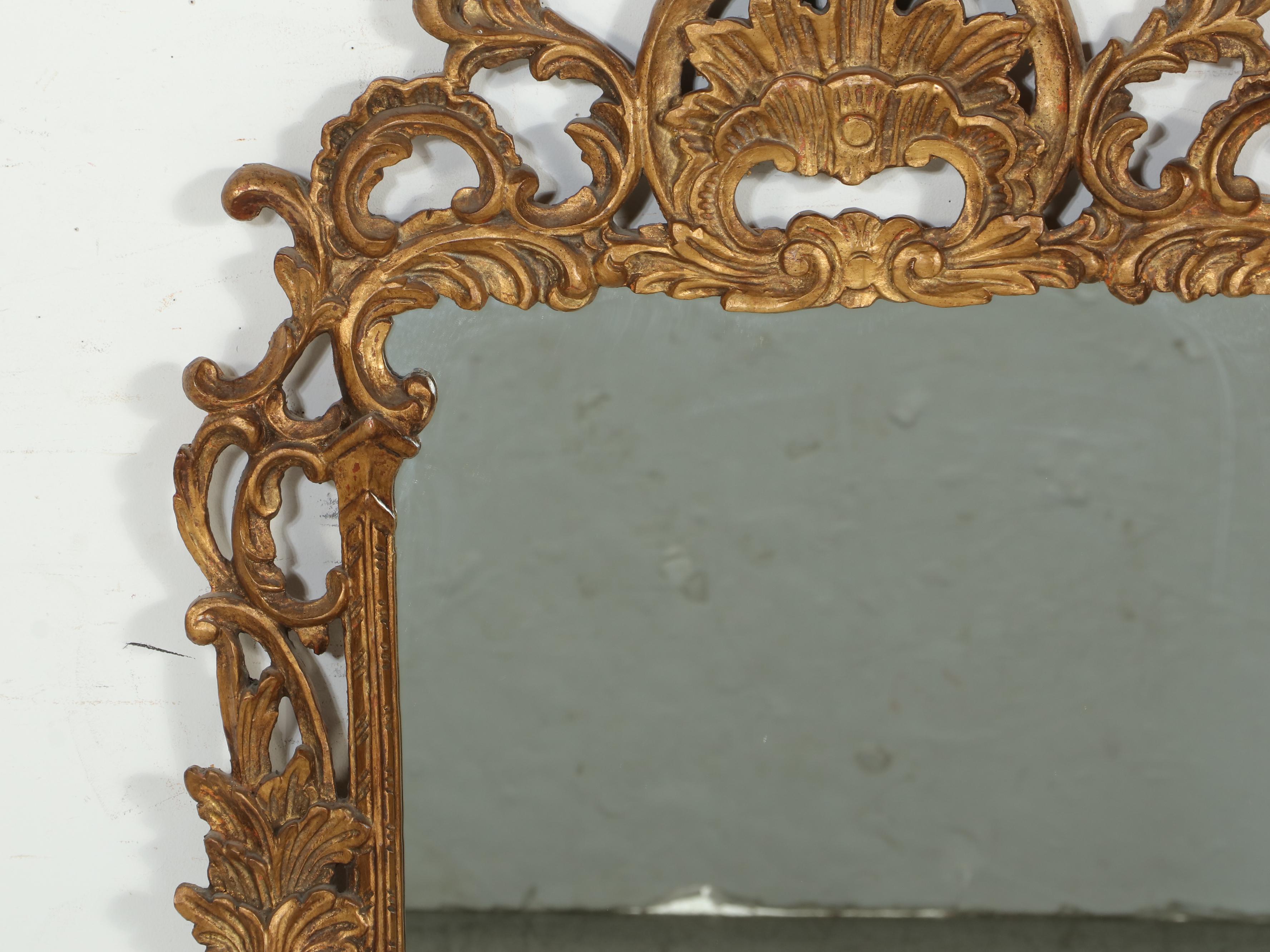 Palladio for Kindel Co. Furniture George III Style Giltwood Mirror, 20th Century