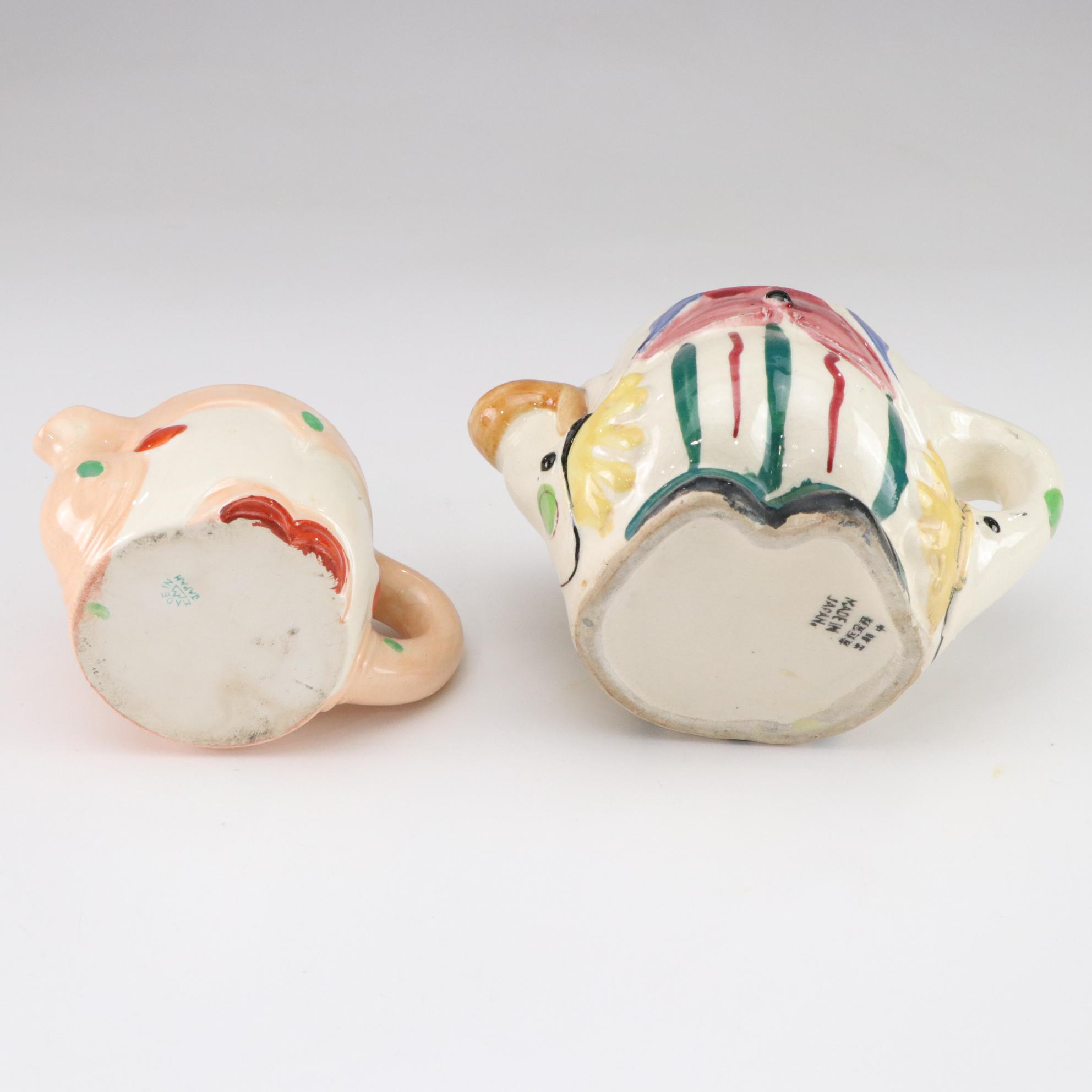 Ceramic Japanese Clown Juicer Reamers