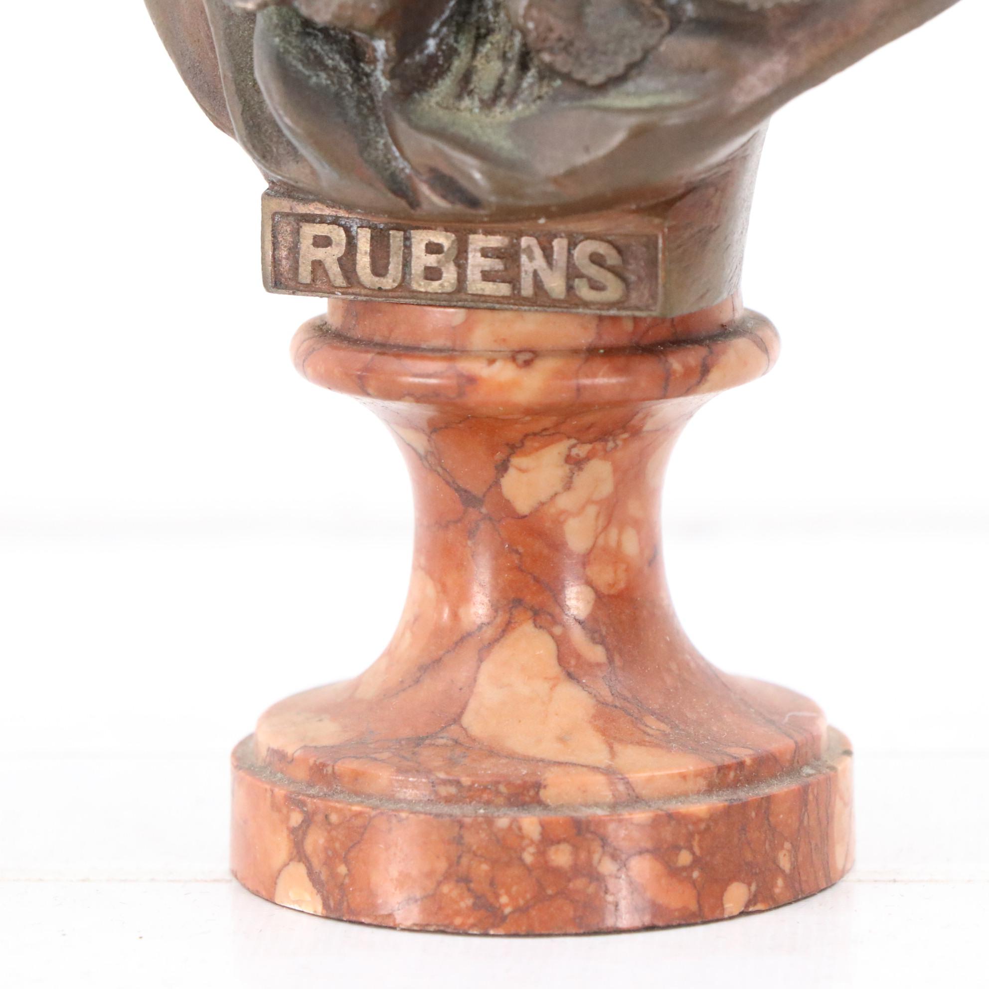 Bronze Bust Sculpture of Peter Paul Rubens