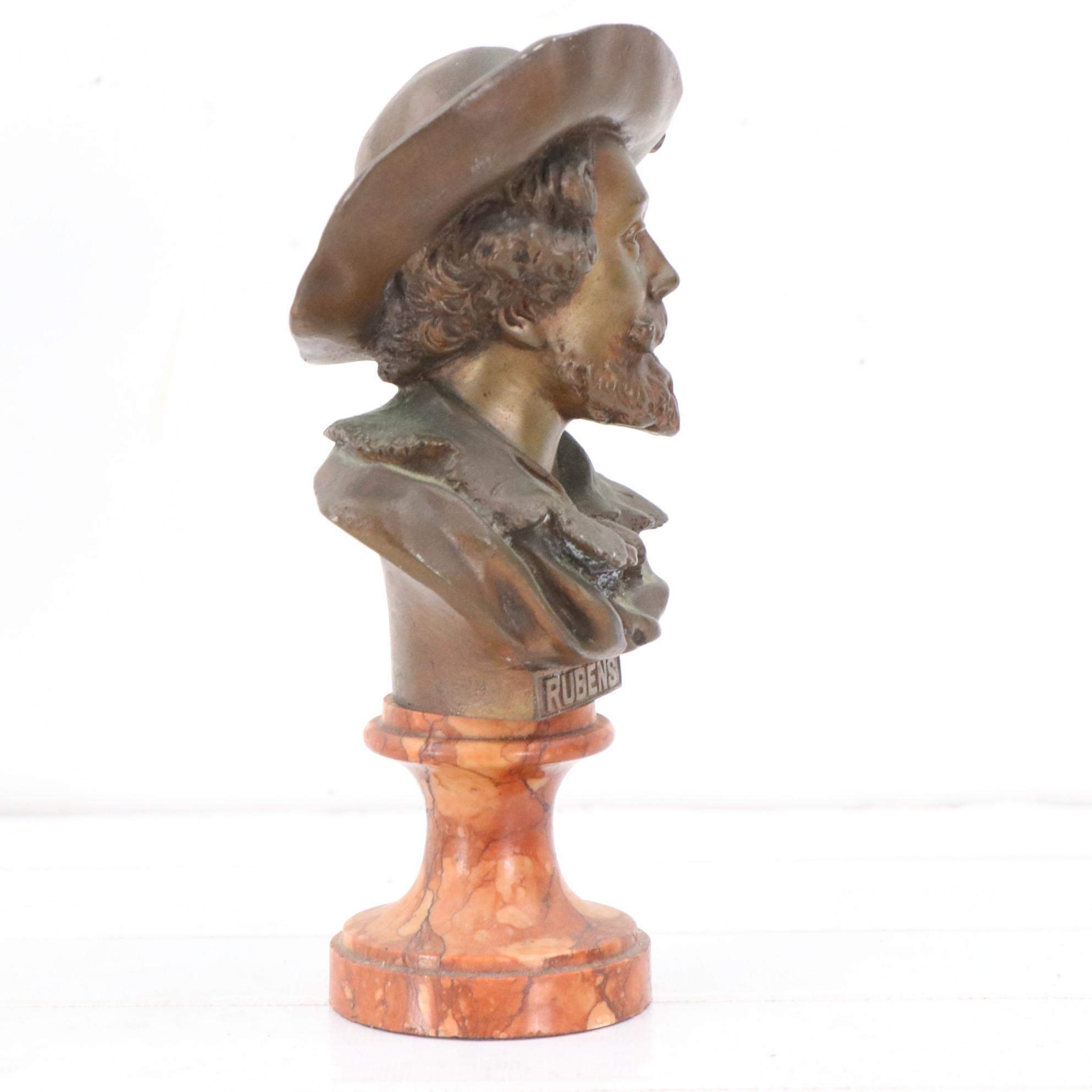 Bronze Bust Sculpture of Peter Paul Rubens