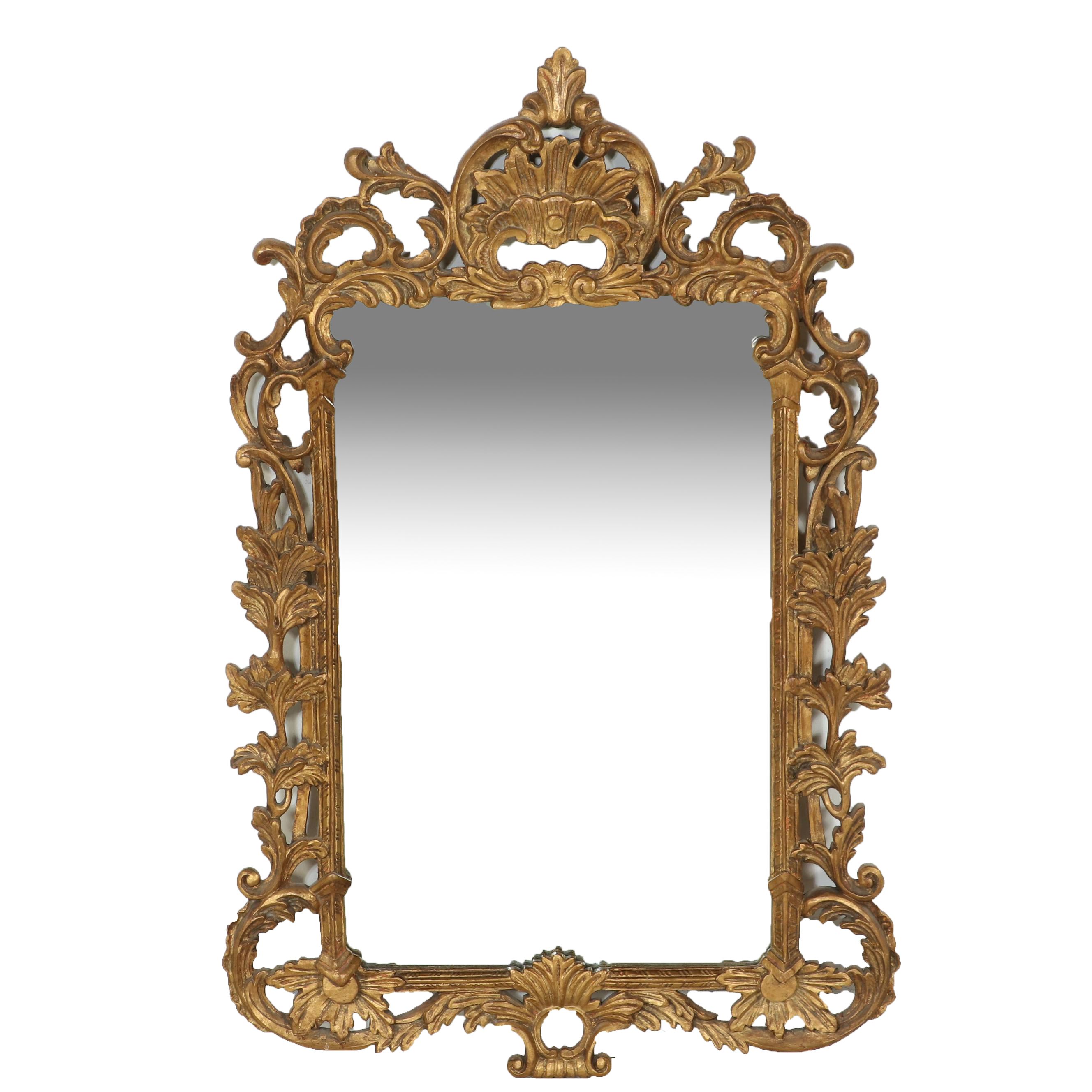 Palladio for Kindel Co. Furniture George III Style Giltwood Mirror, 20th Century