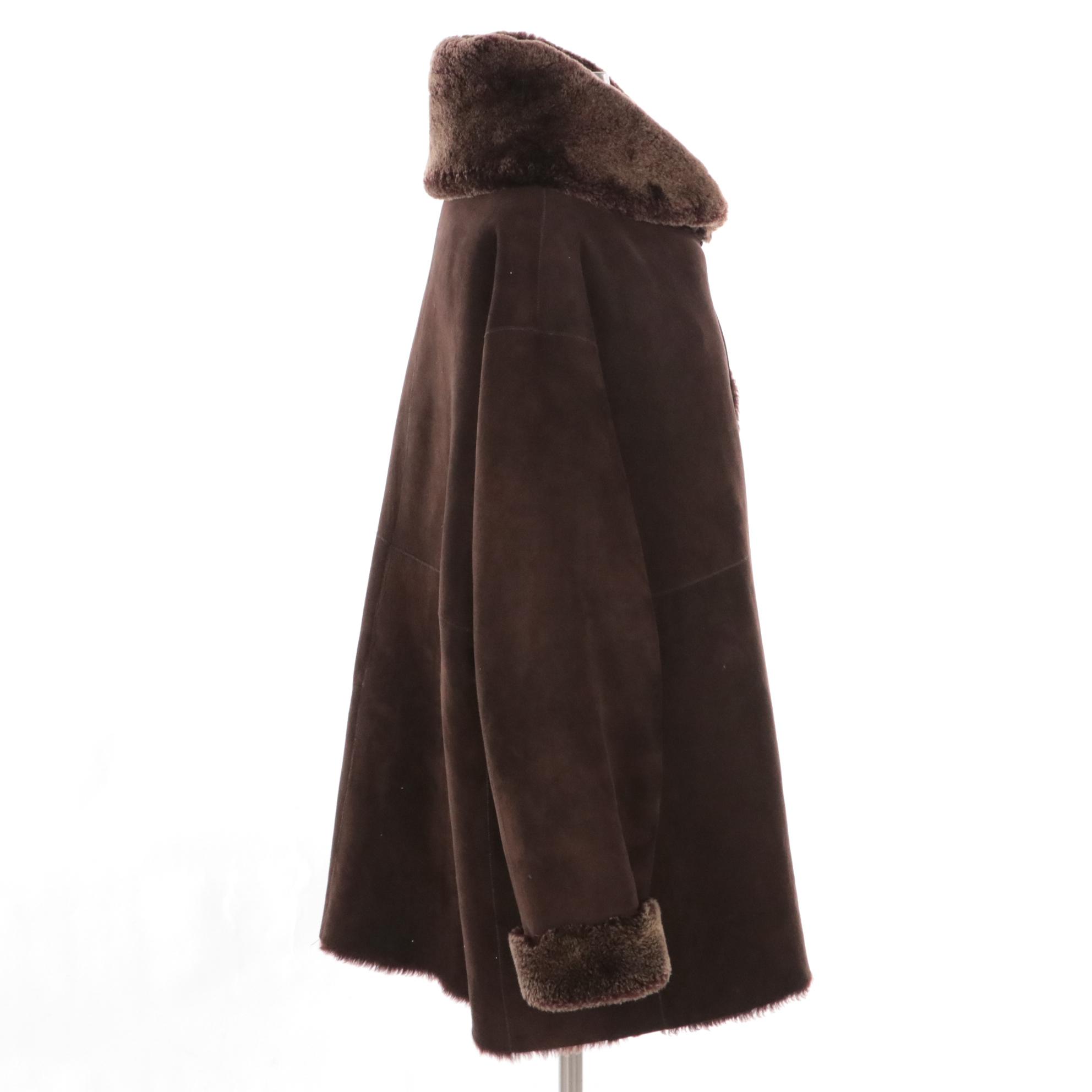 Maxfield Parrish/Bergdorf Goodman Reversible Shearling Coat