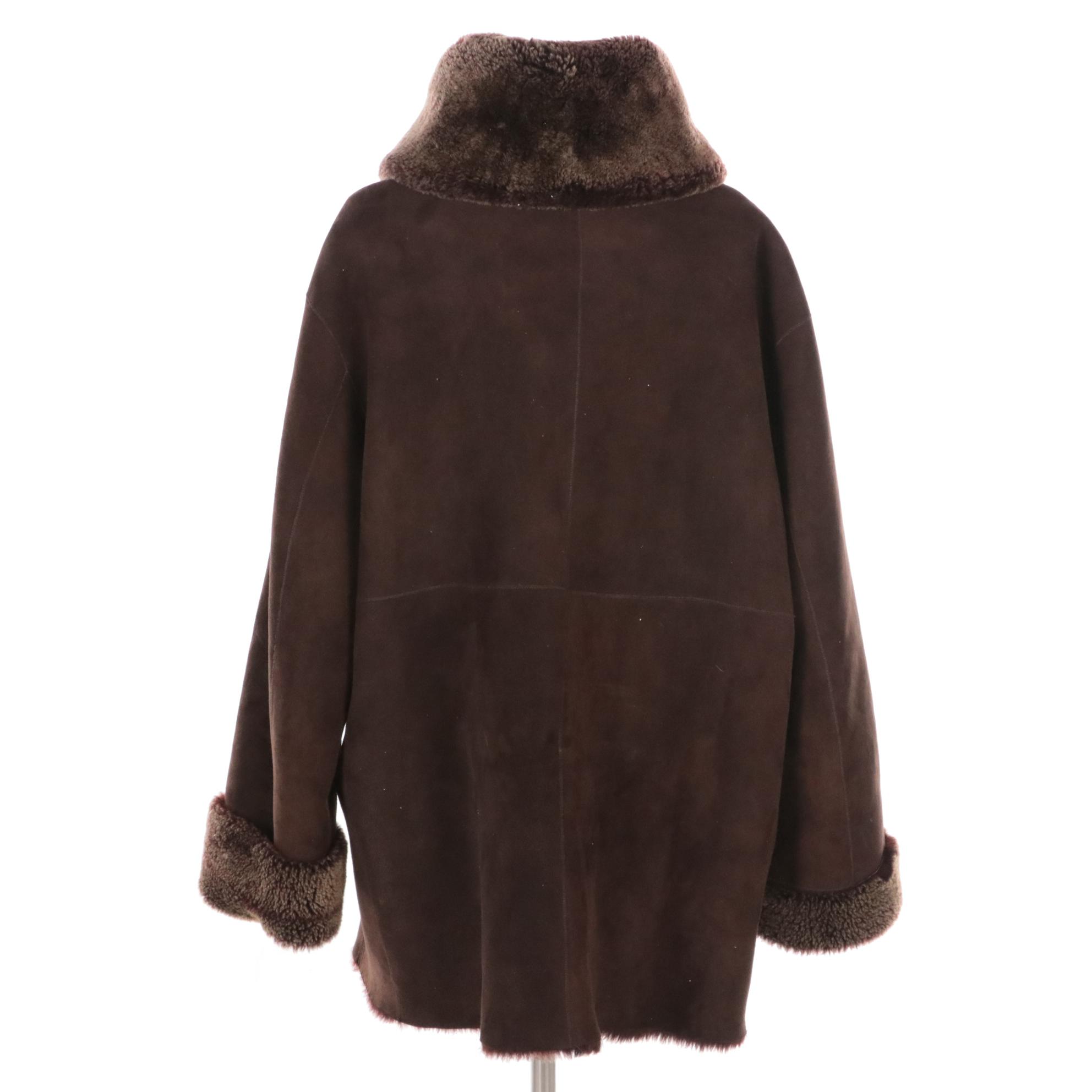 Maxfield Parrish/Bergdorf Goodman Reversible Shearling Coat