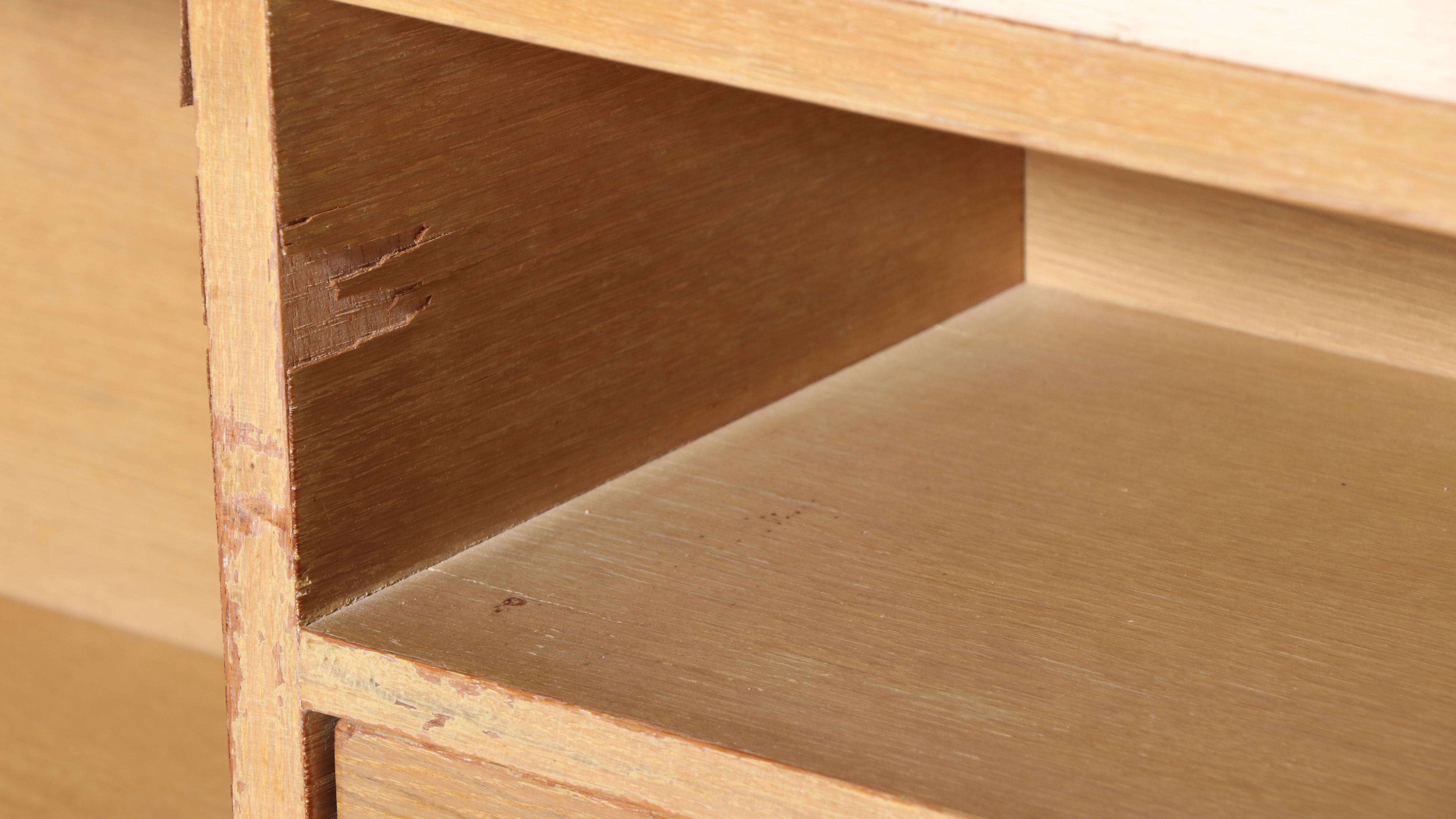 Mid Century Modern Oak Full Size Bed Frame