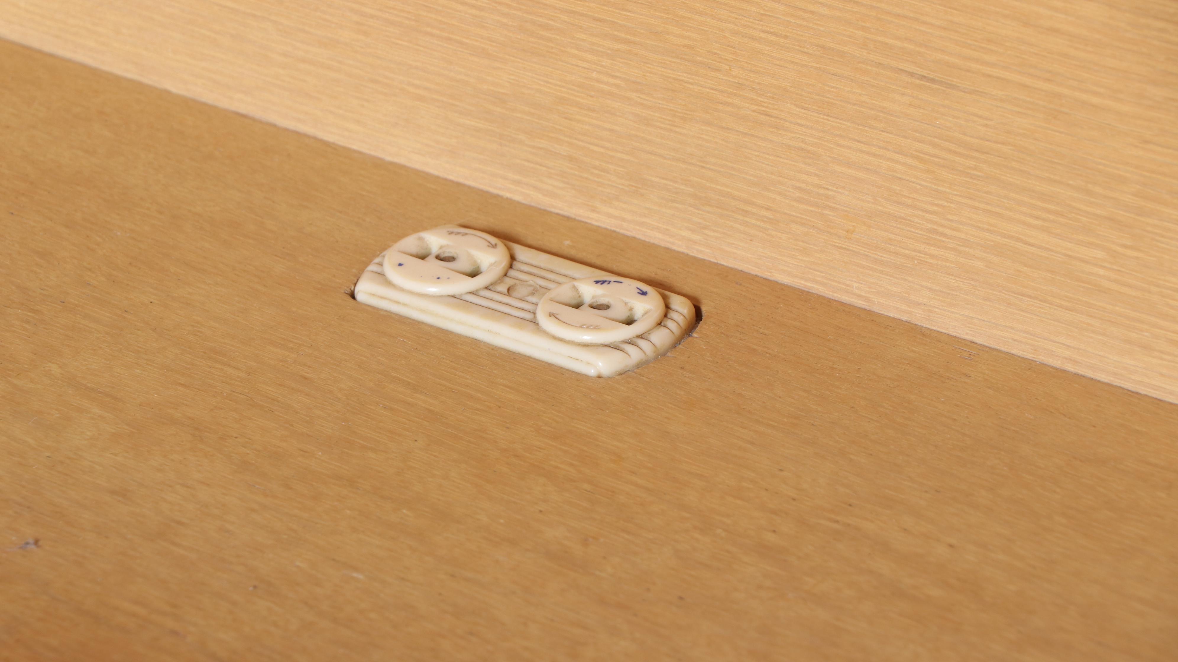 Mid Century Modern Oak Full Size Bed Frame