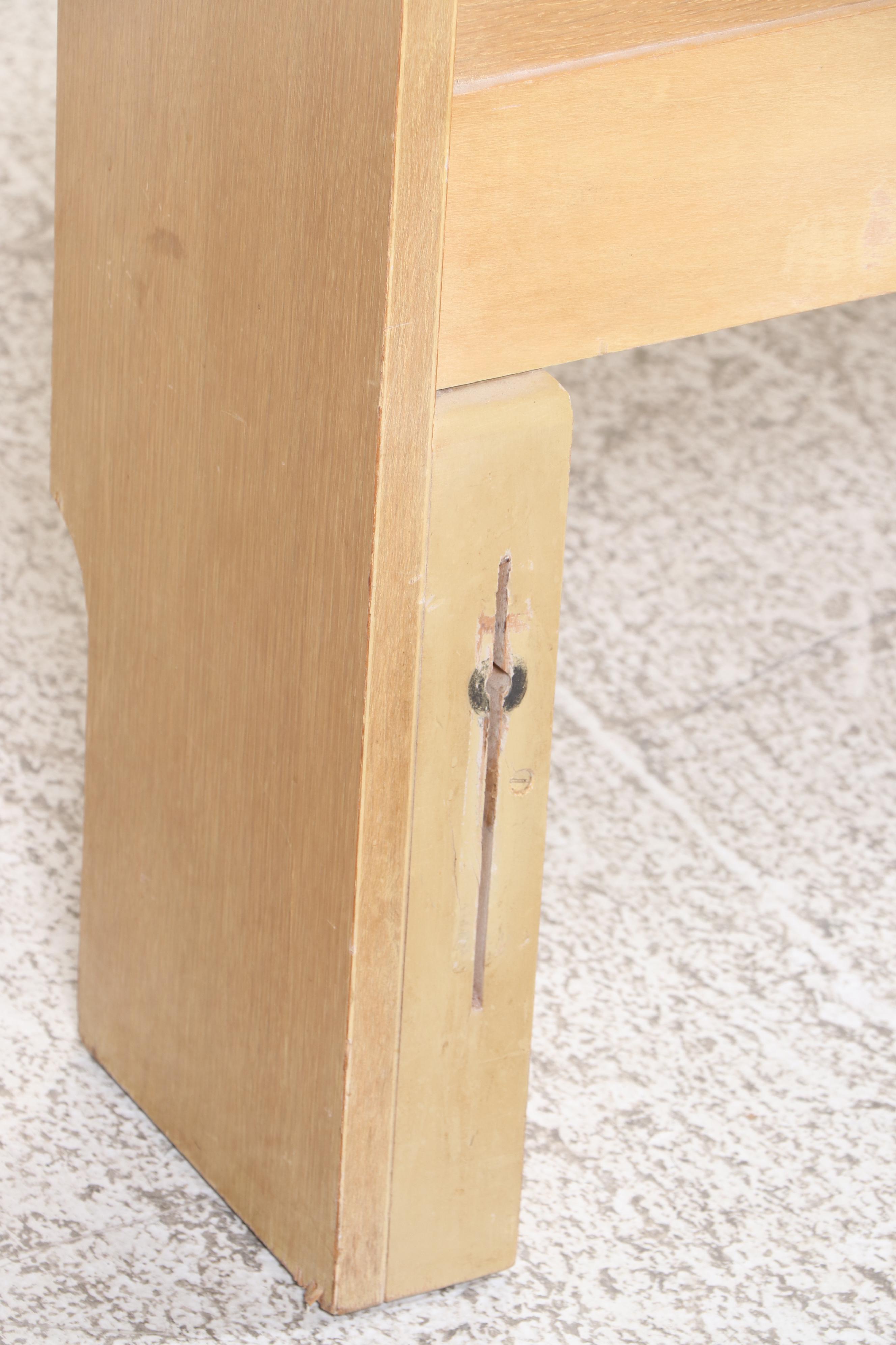 Mid Century Modern Oak Full Size Bed Frame