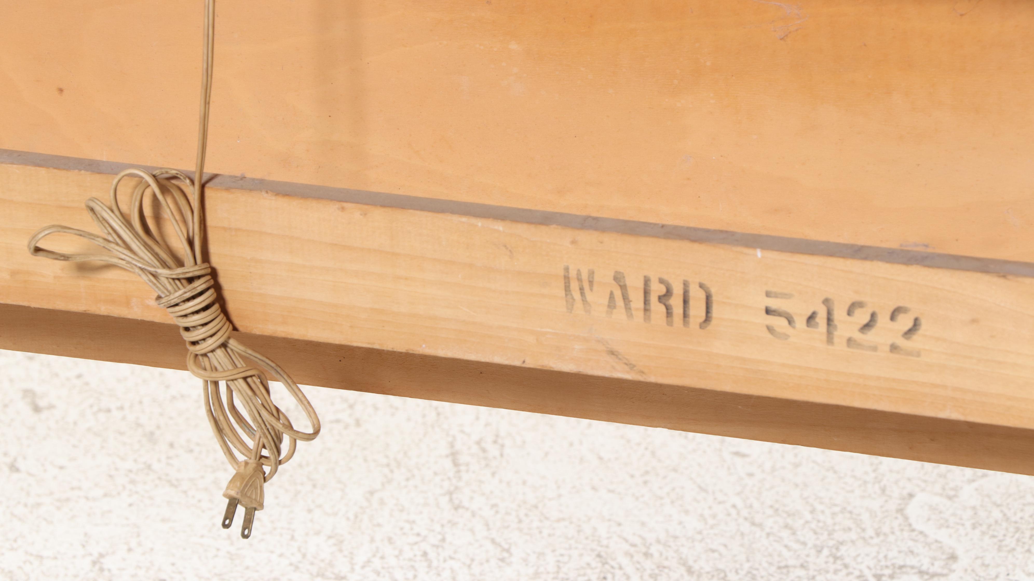 Mid Century Modern Oak Full Size Bed Frame