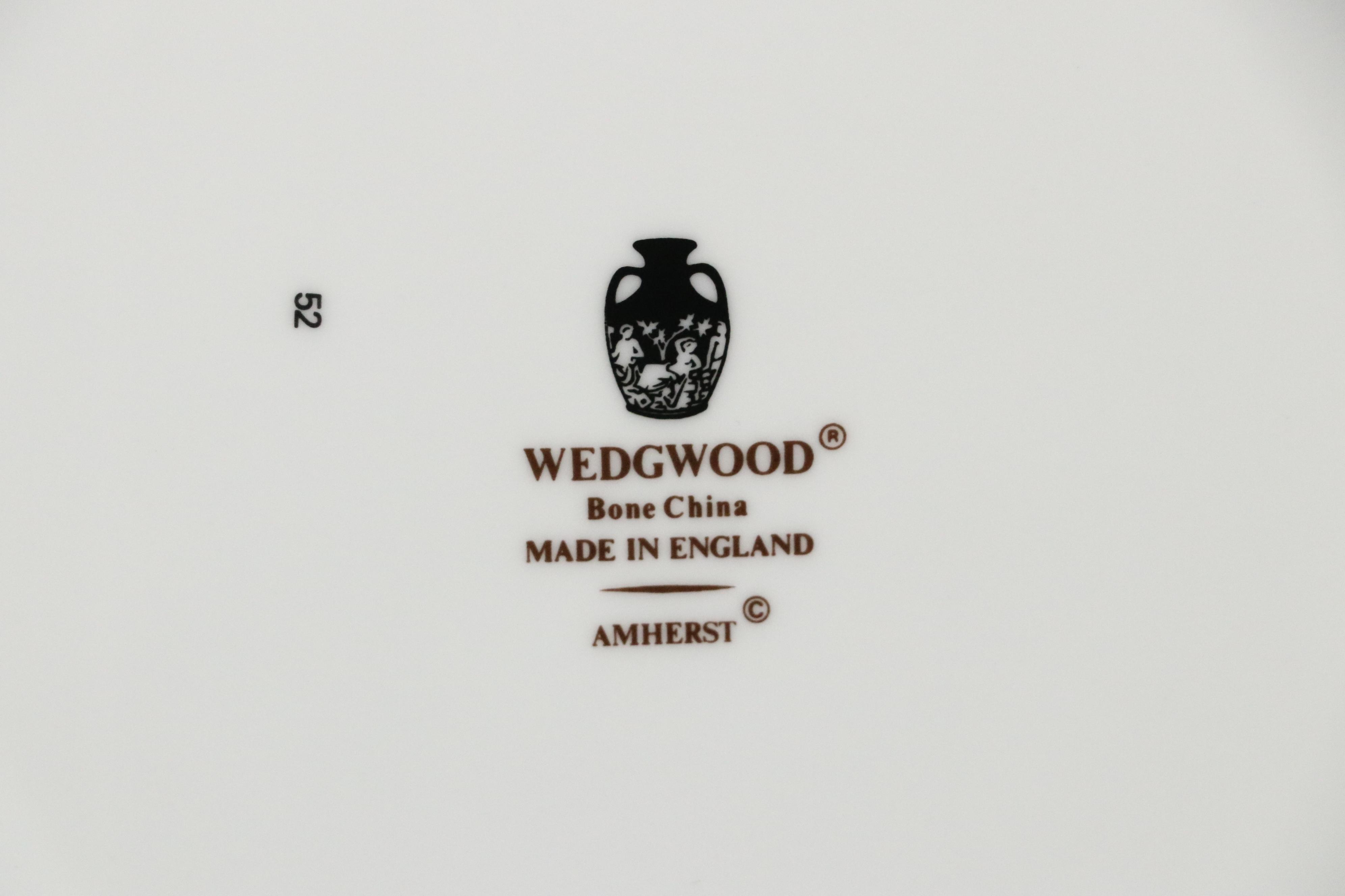 Wegdwood Bone China "Amherst" Dinnerware, 1985-2012