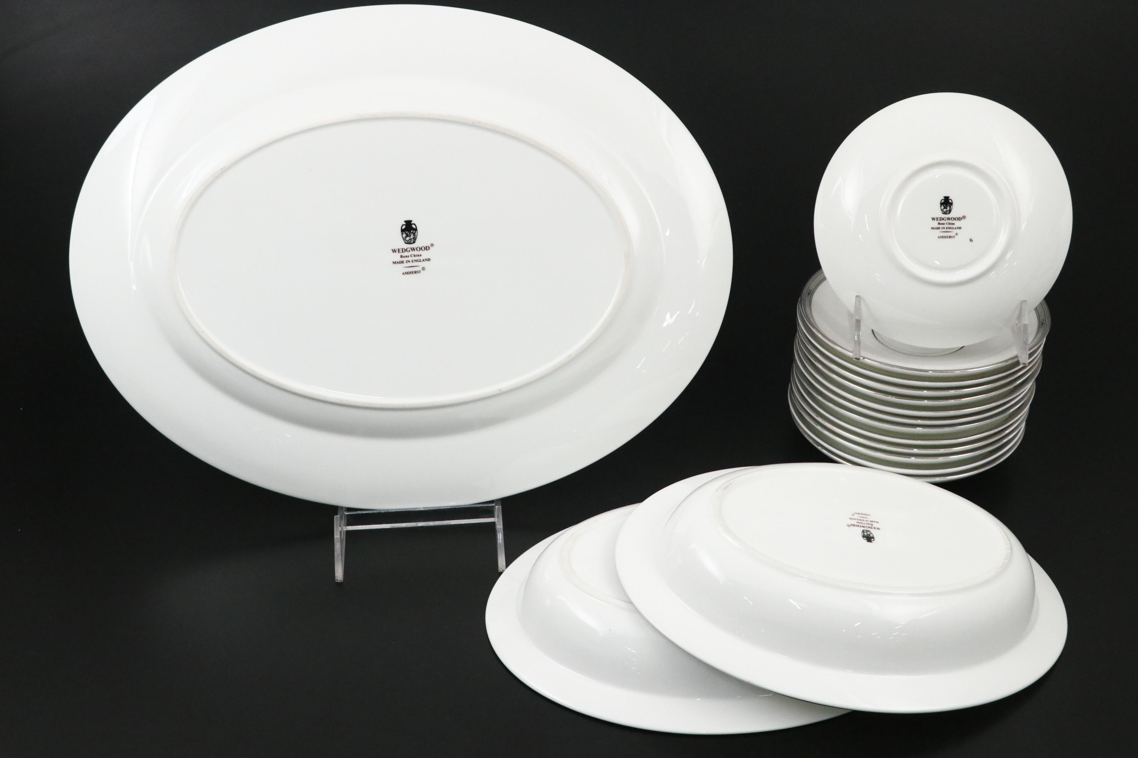 Wegdwood Bone China "Amherst" Dinnerware, 1985-2012