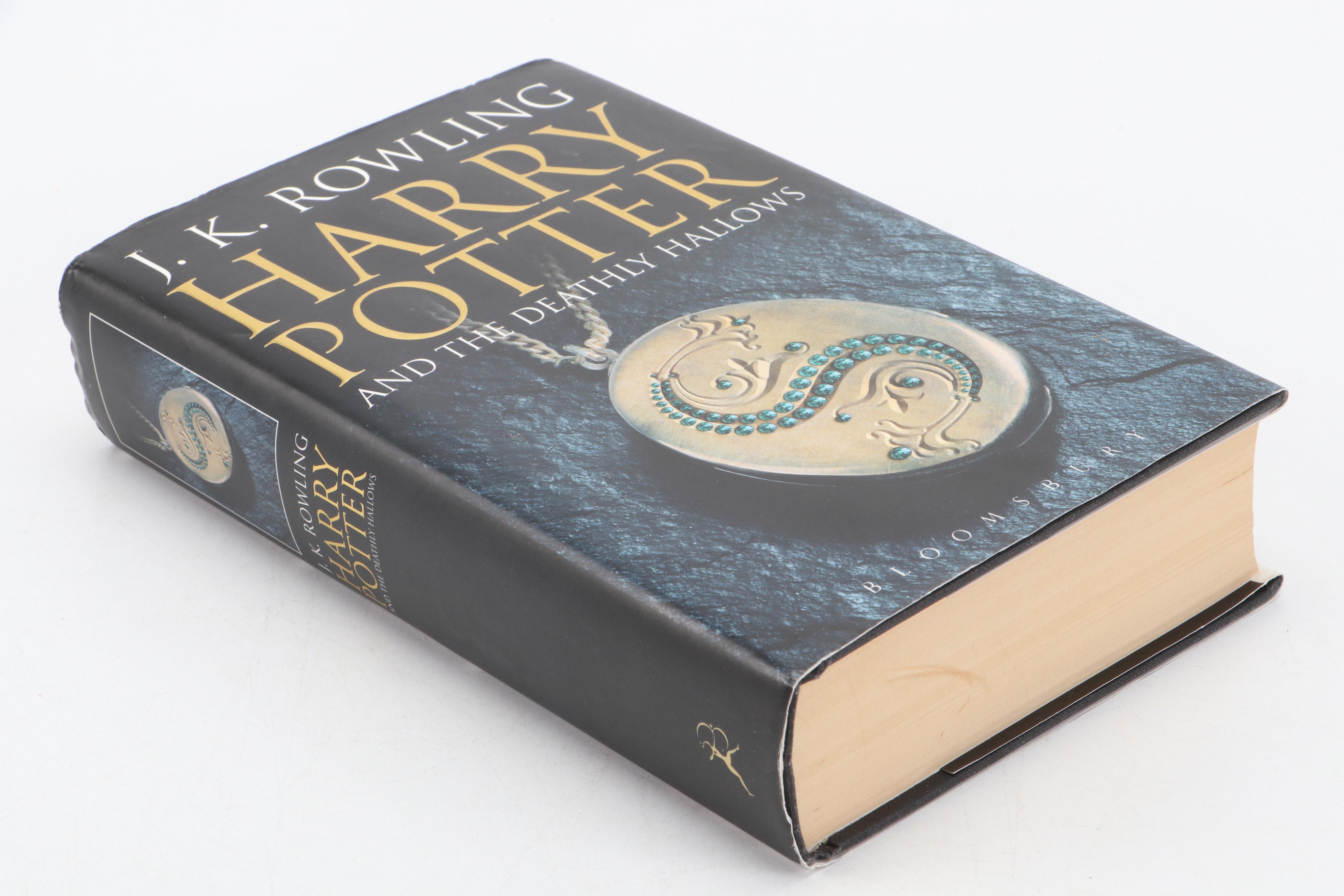 First UK Adult Edition "Harry Potter and the Deathly Hallows" by J. K. Rowling