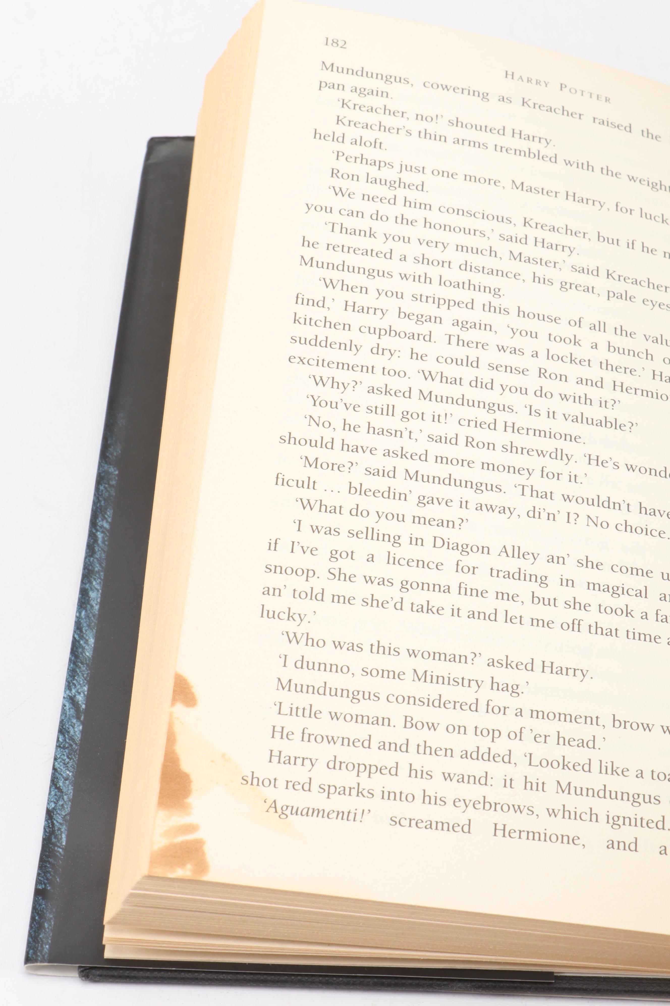 First UK Adult Edition "Harry Potter and the Deathly Hallows" by J. K. Rowling