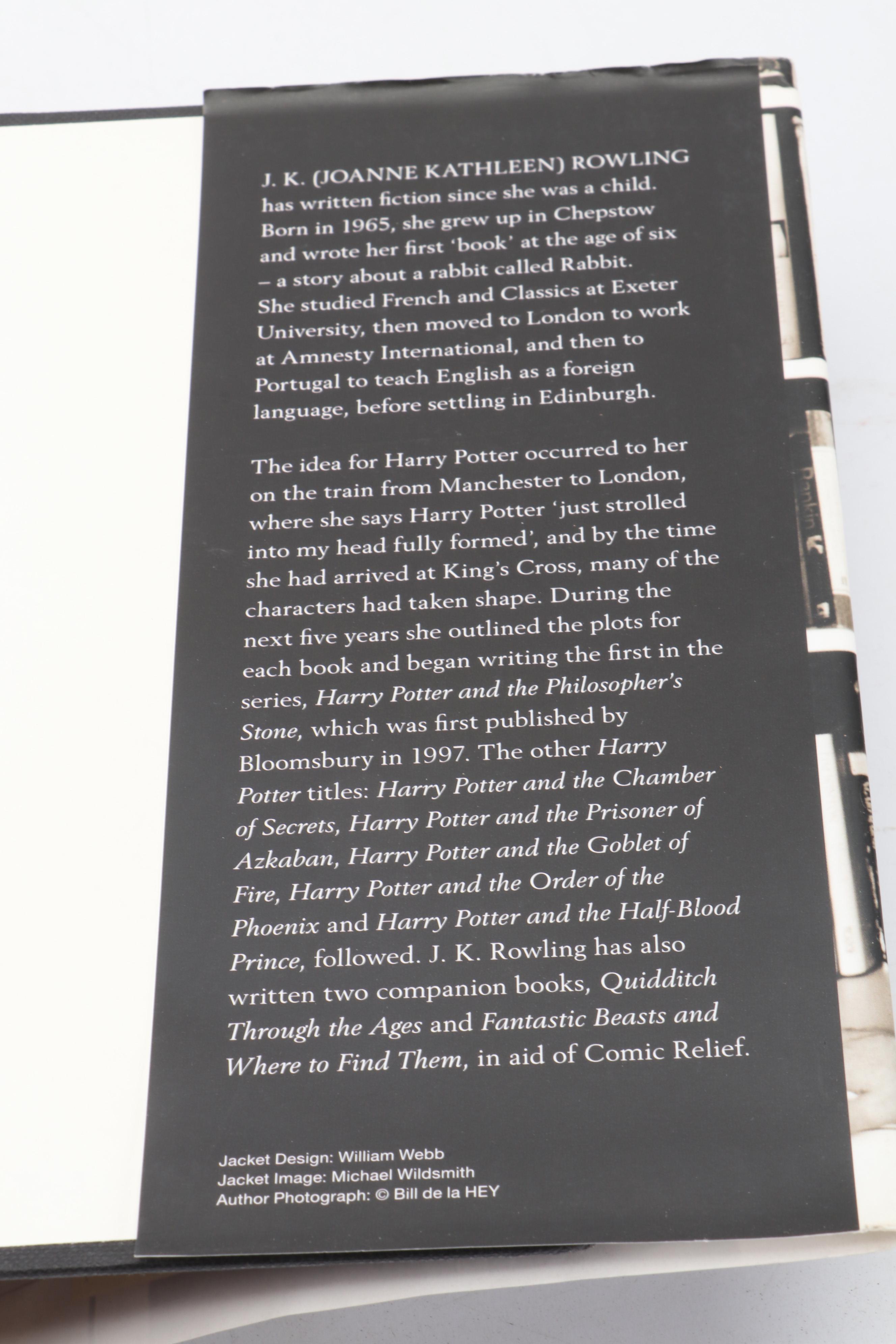 First UK Adult Edition "Harry Potter and the Deathly Hallows" by J. K. Rowling