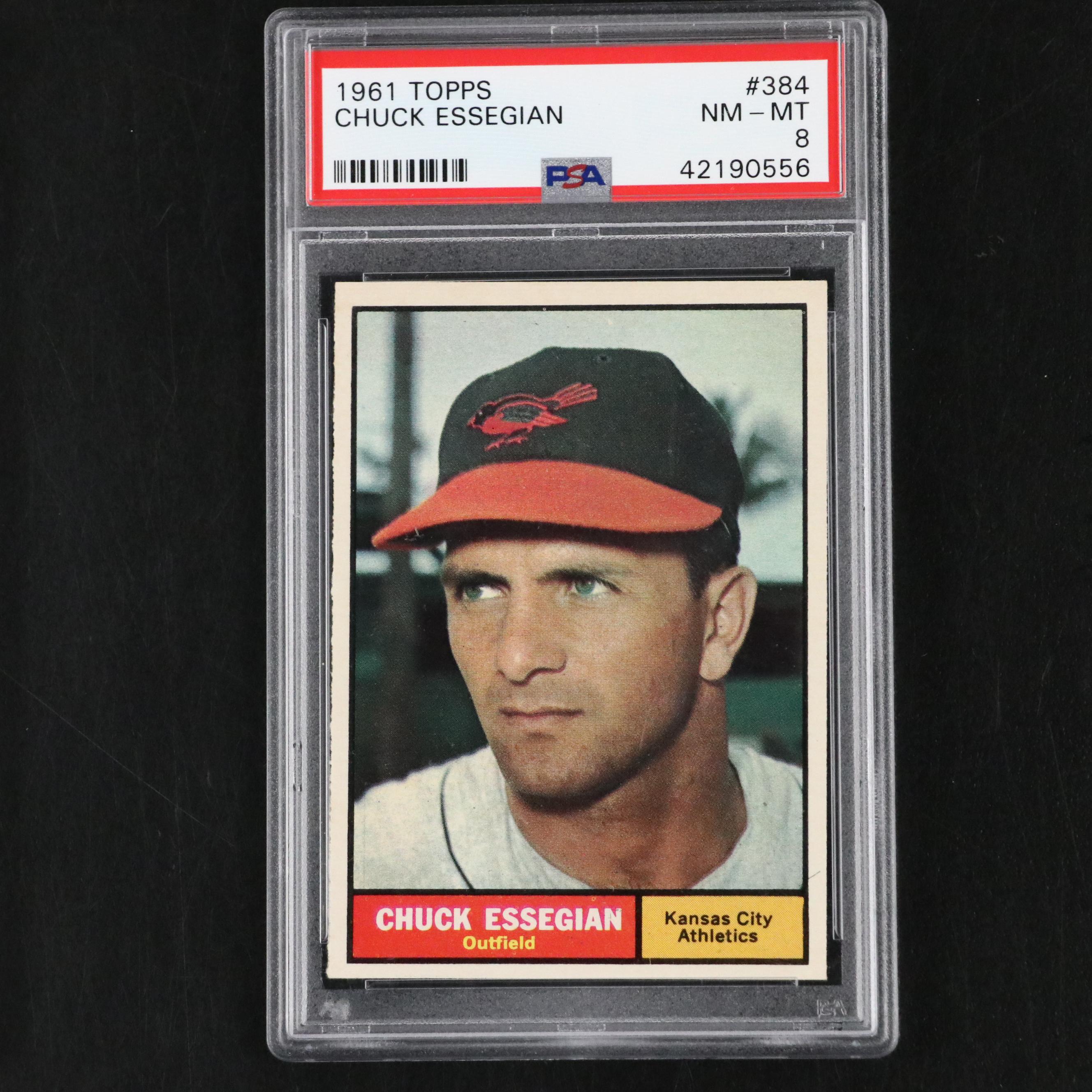 1961 Topps PSA Graded Baseball Cards Featuring Ed Rakow Rookie and More