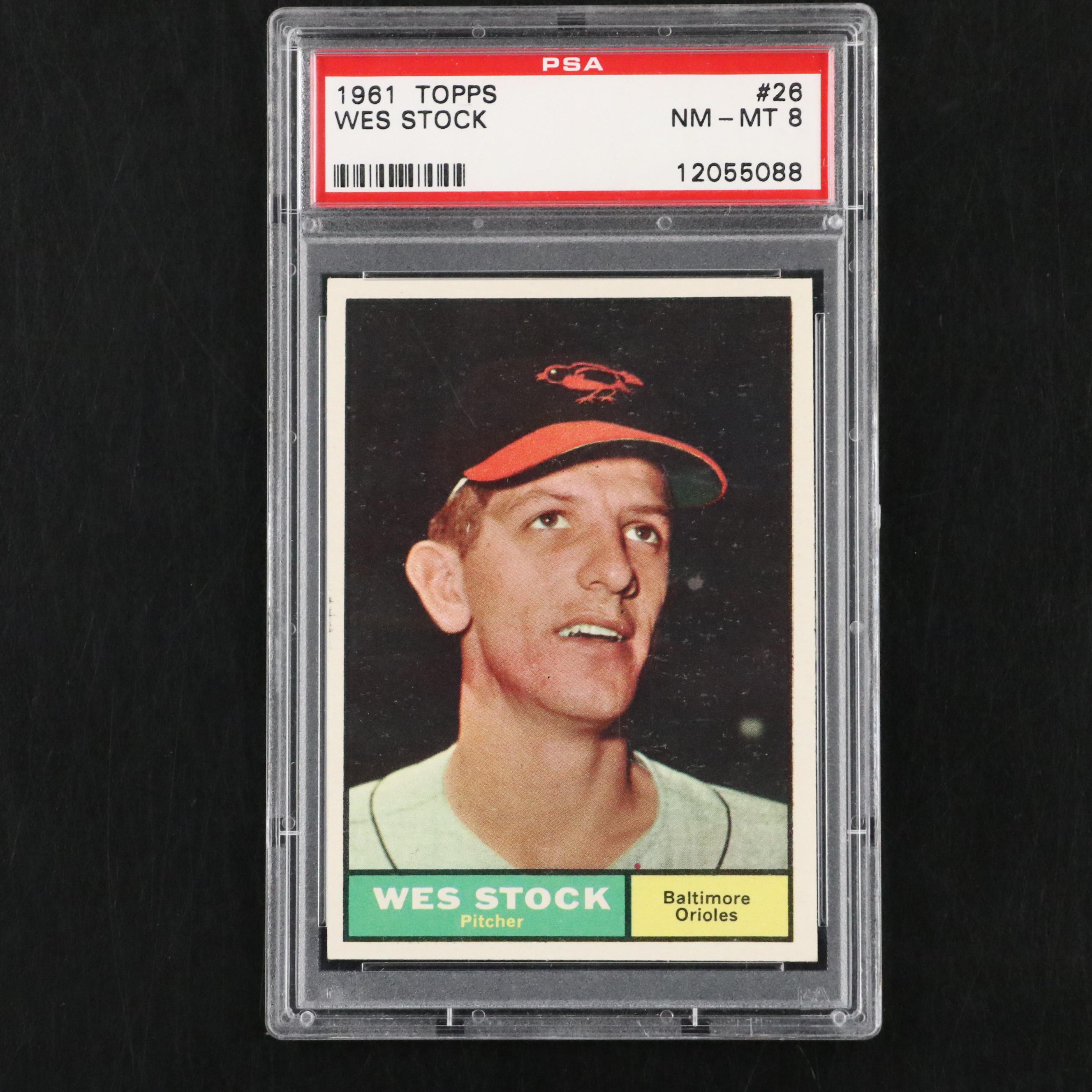 1961 Topps PSA Graded Baseball Cards Featuring Ed Rakow Rookie and More