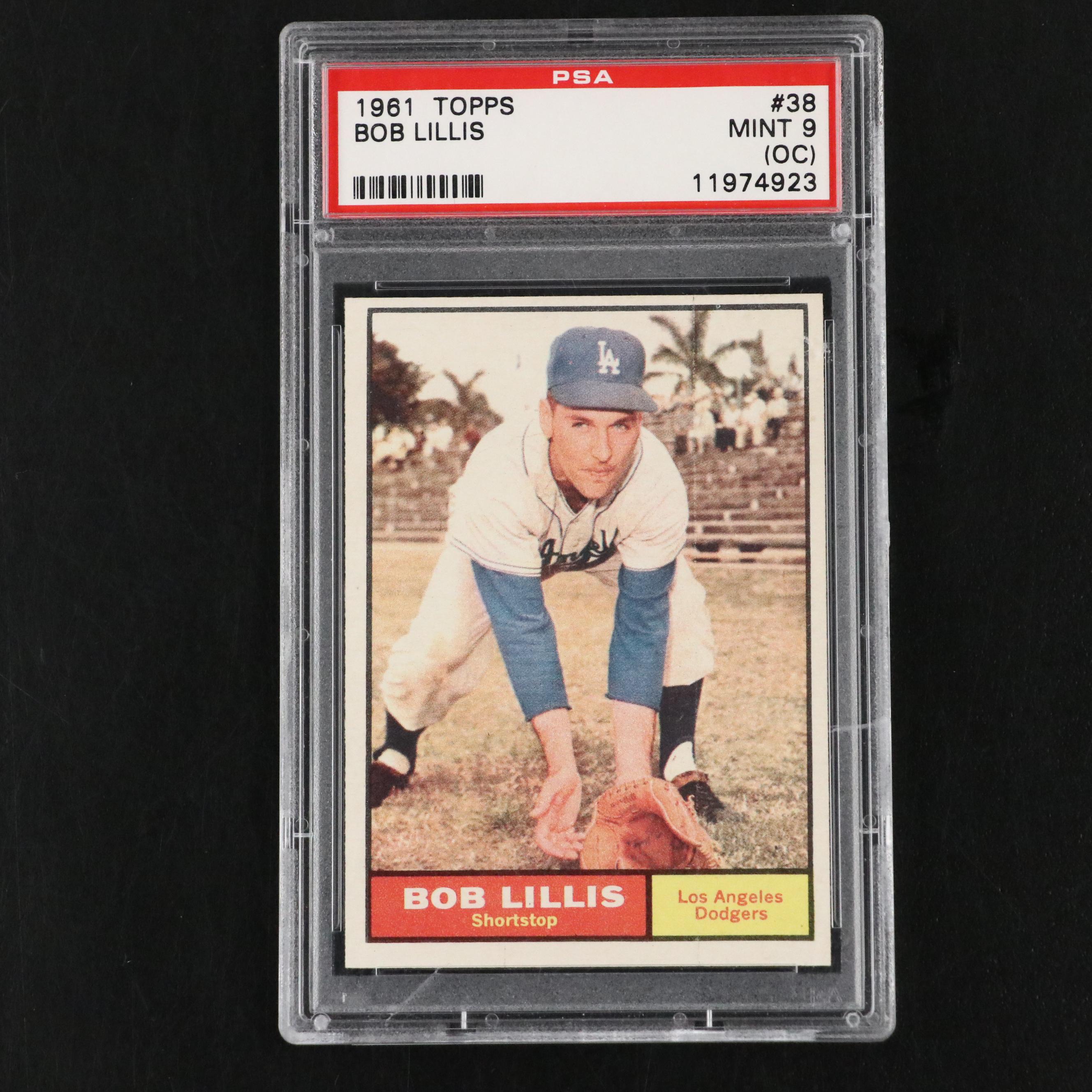 1961 Topps PSA Graded Baseball Cards Featuring Matty Alou Rookie and More